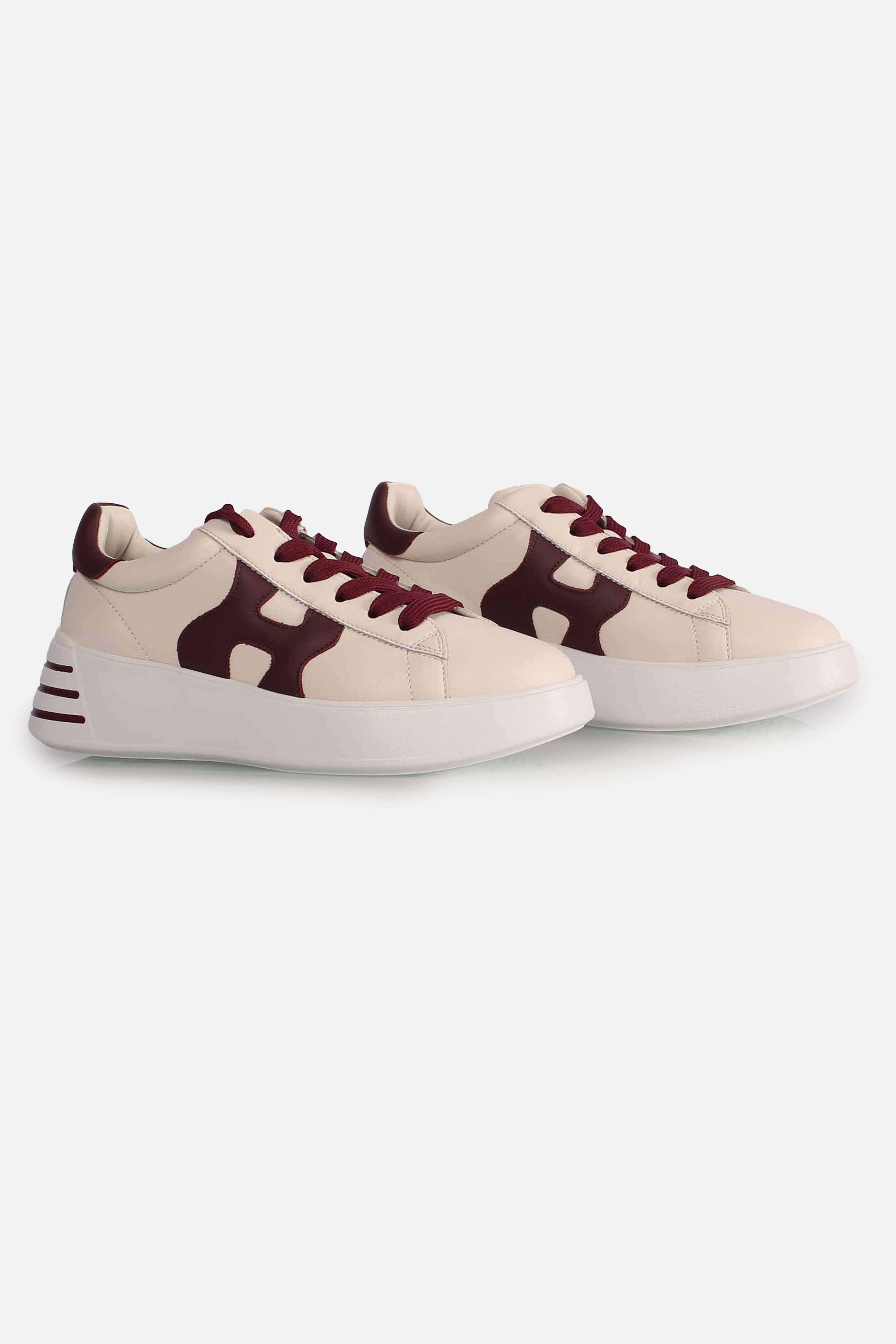 Sneakers Rebel Avorio Bordeaux HXW5640DN61UAI479F HOGAN