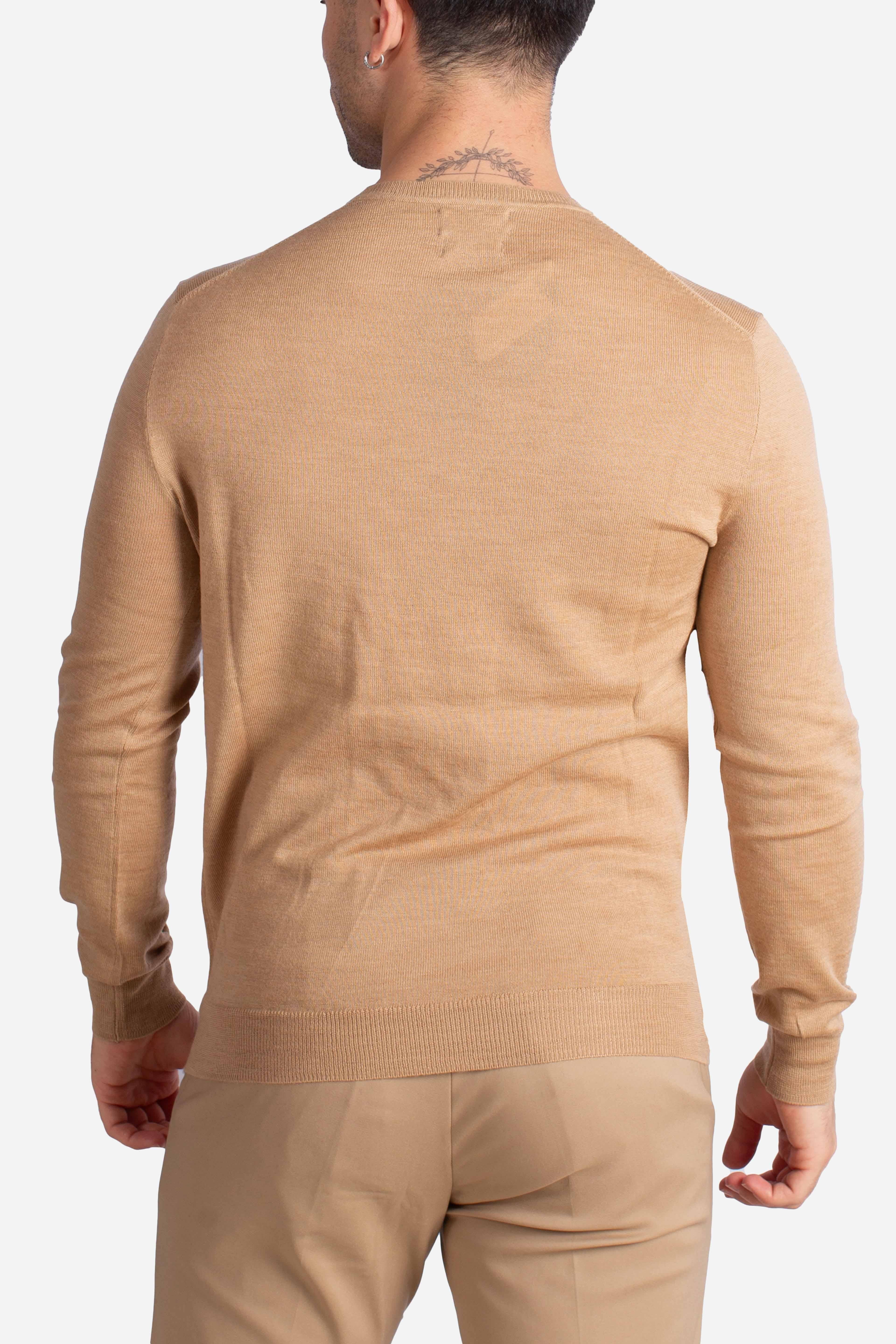 Maglia girocollo lana lavabile Slim-Fit brown 710946143009 POLO RALPH LAUREN