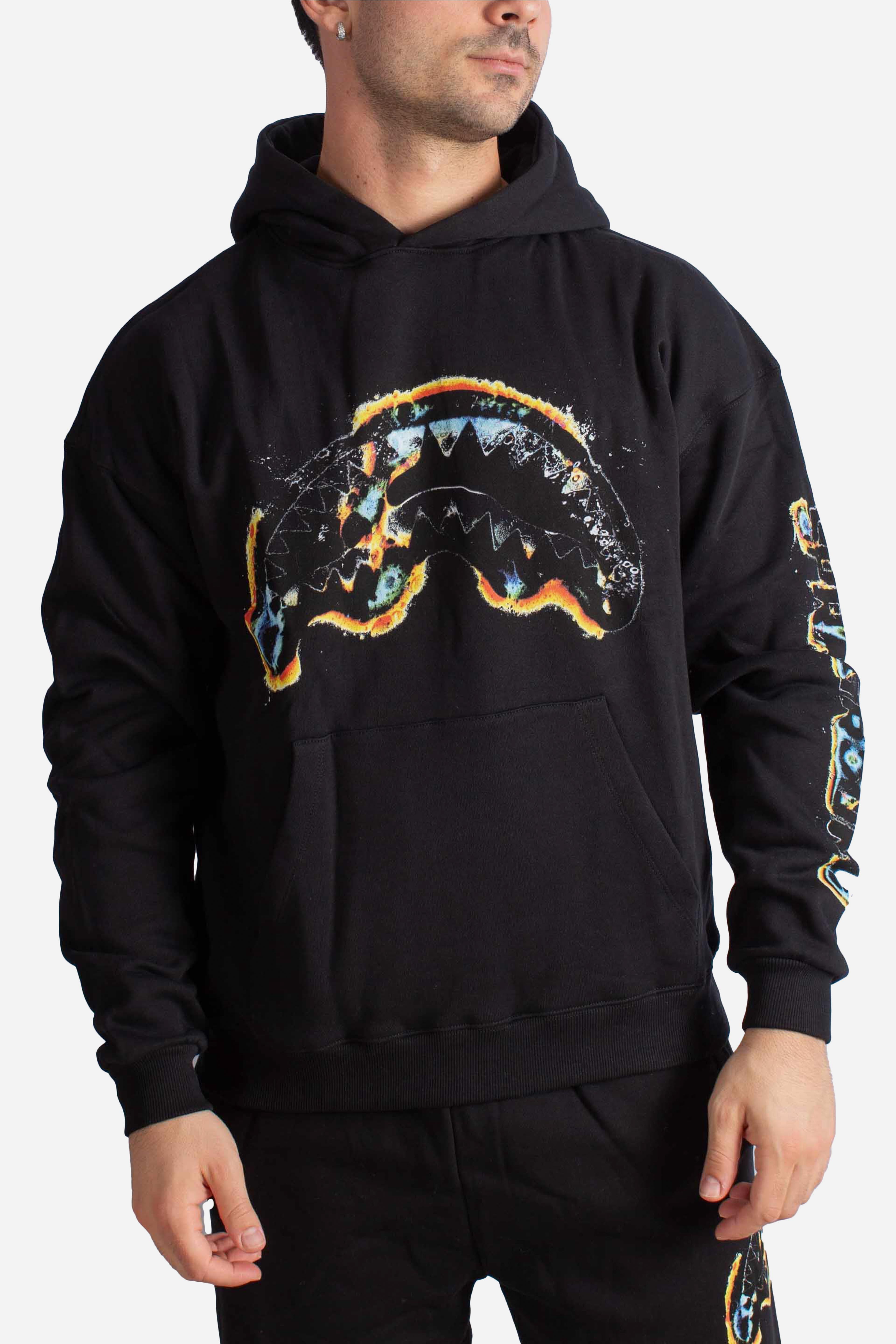 Felpa oxidized shark hoodie black SP791GBLKBLACK SPRAYGROUND