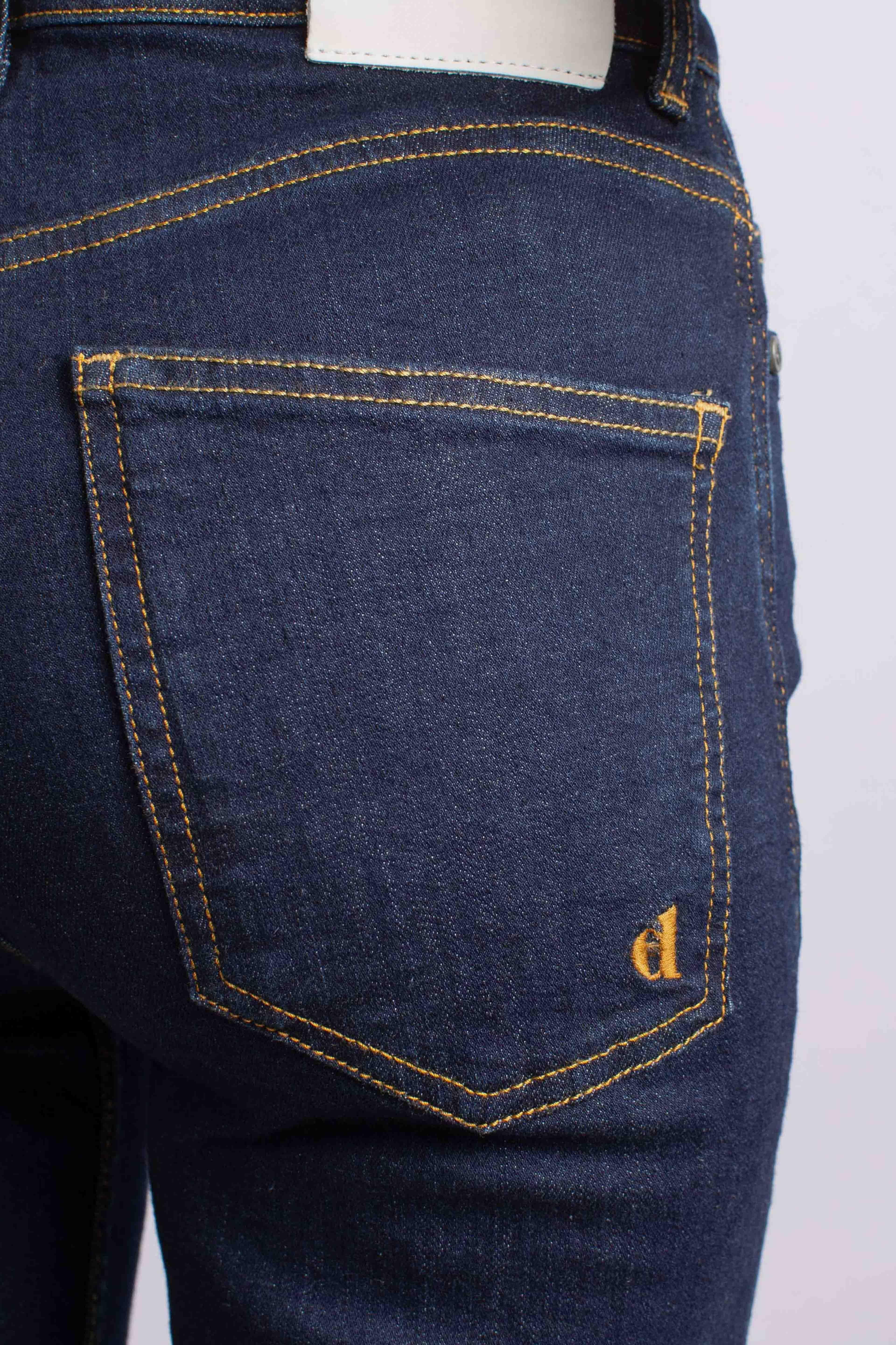 Pantalone flare blu denim P925Y027A1698 DIXIE