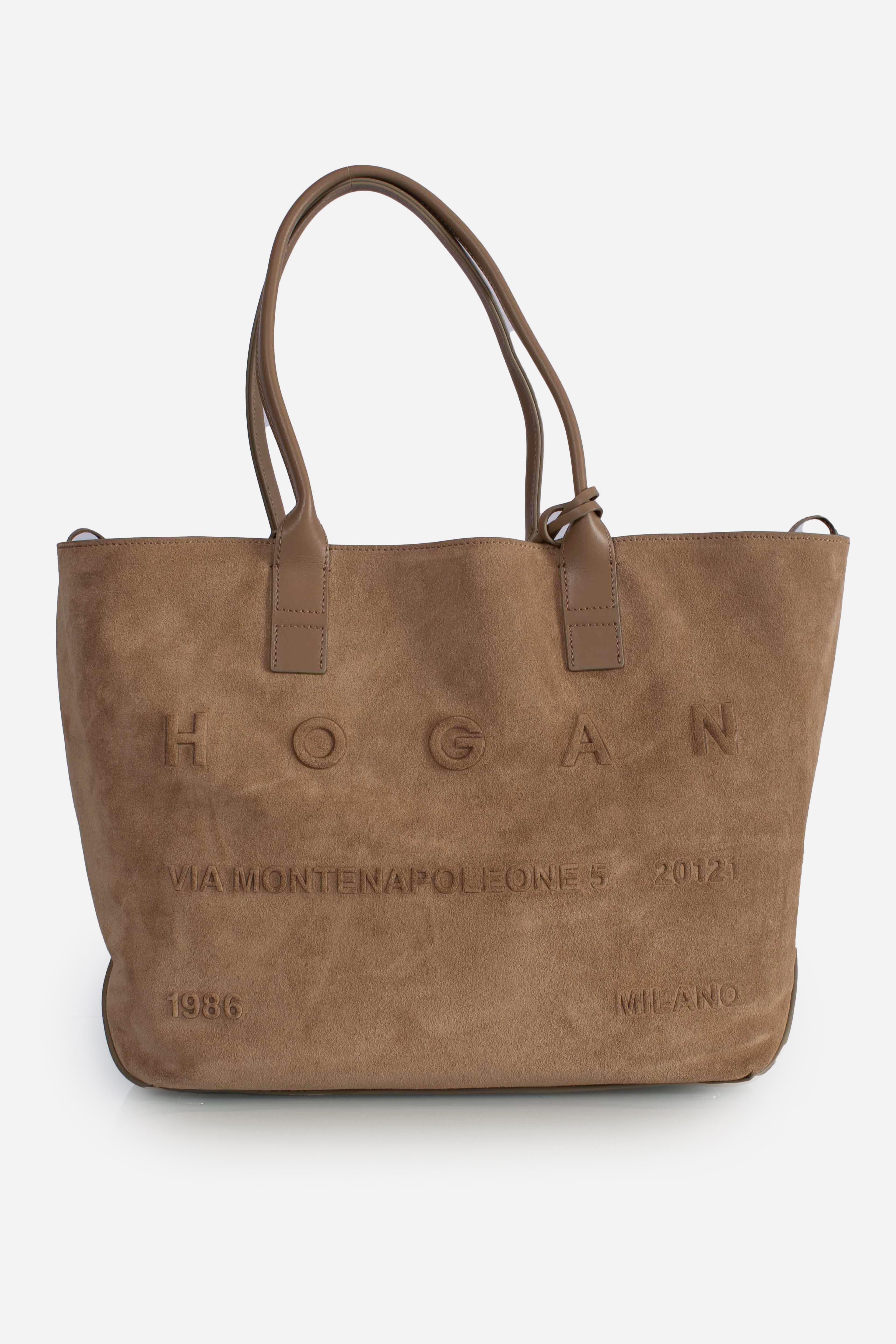 Borsa Shopping Hogan Script Media Beige KBW01TA1300UGMC414 HOGAN