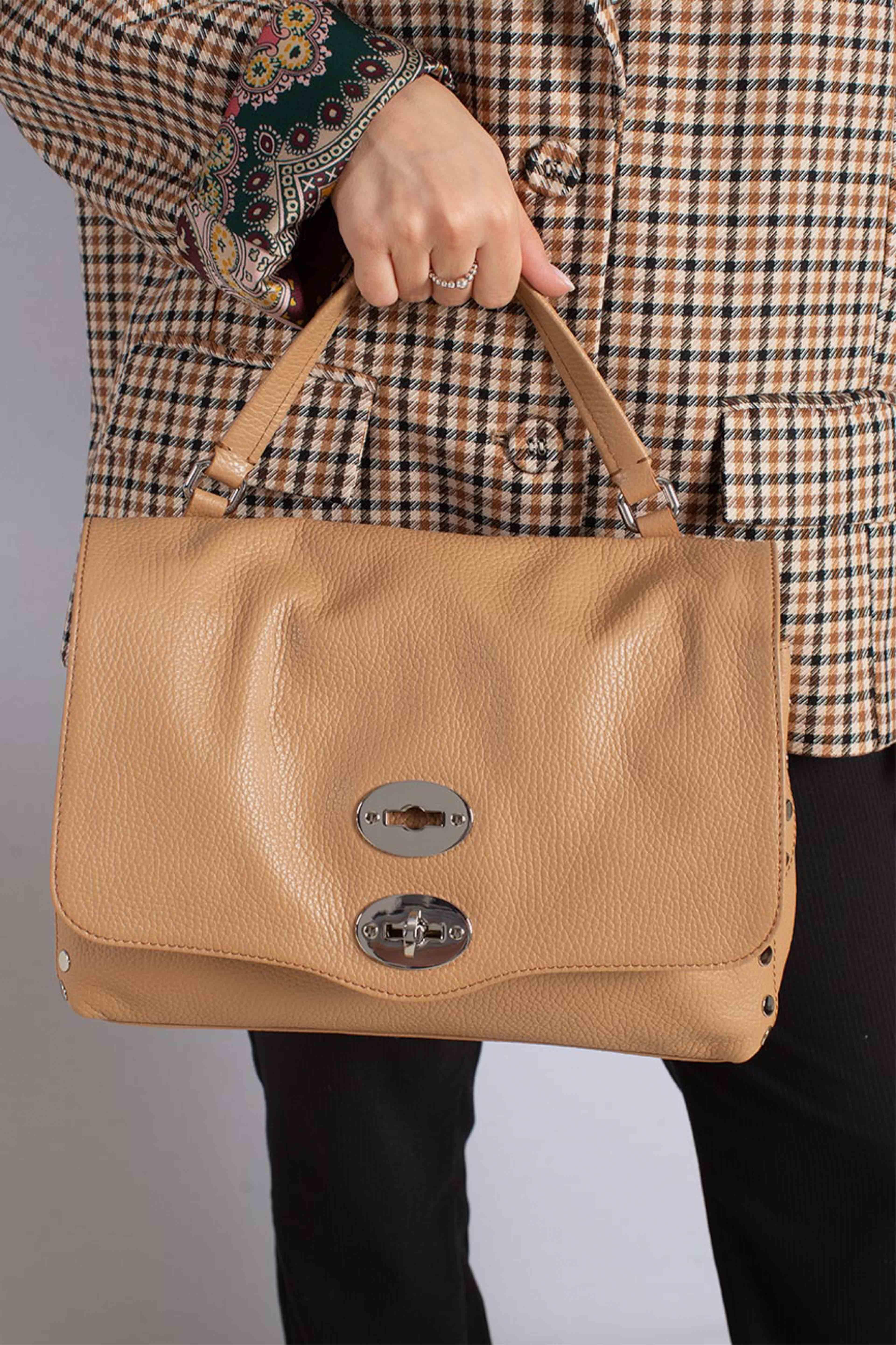 Borsa Postina Daily S brown cantucci 0680100040000SZ0294 ZANELLATO