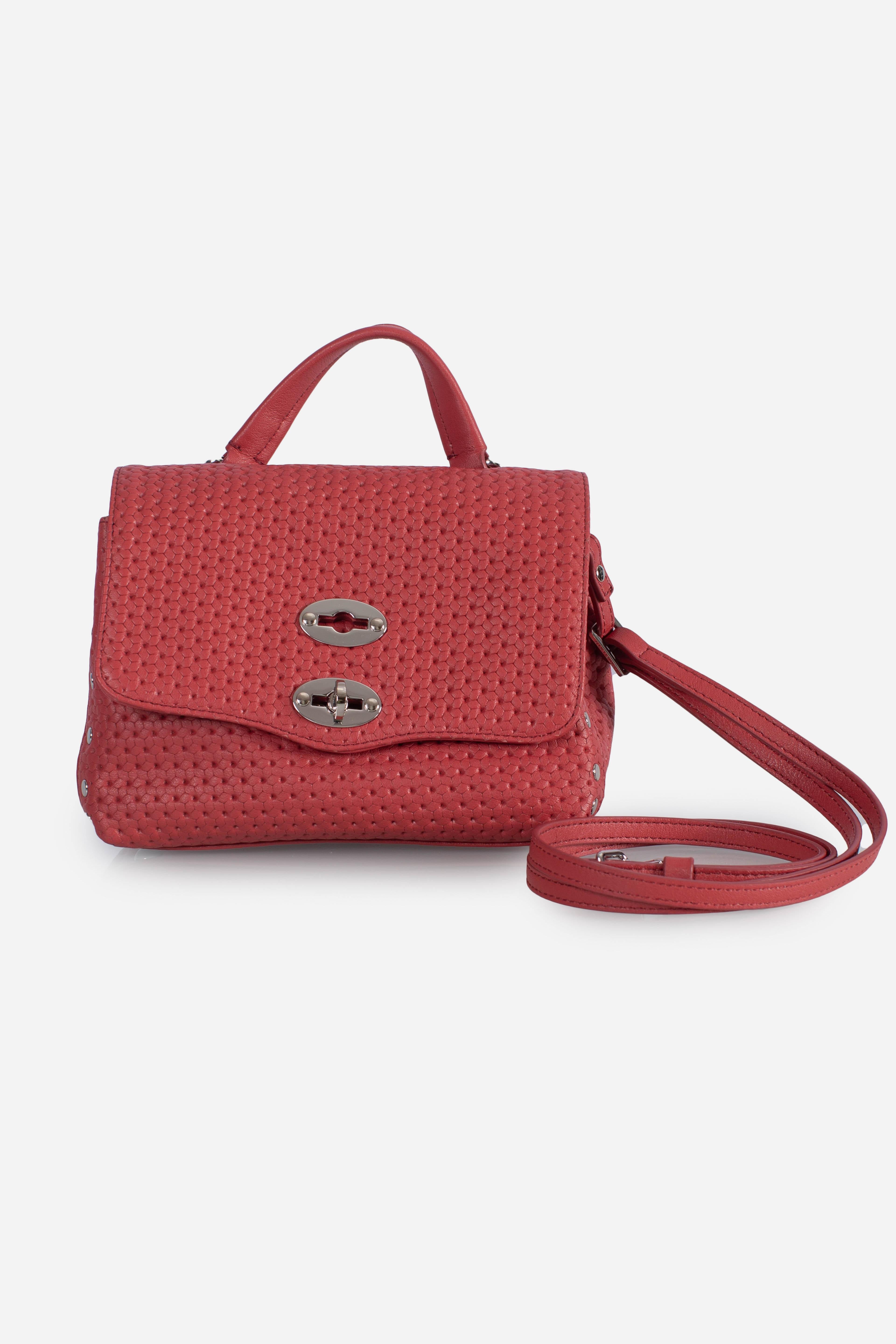 Borsa Postina Baby effetto intrecciato red tango 0680102190000BZ0994 ZANELLATO