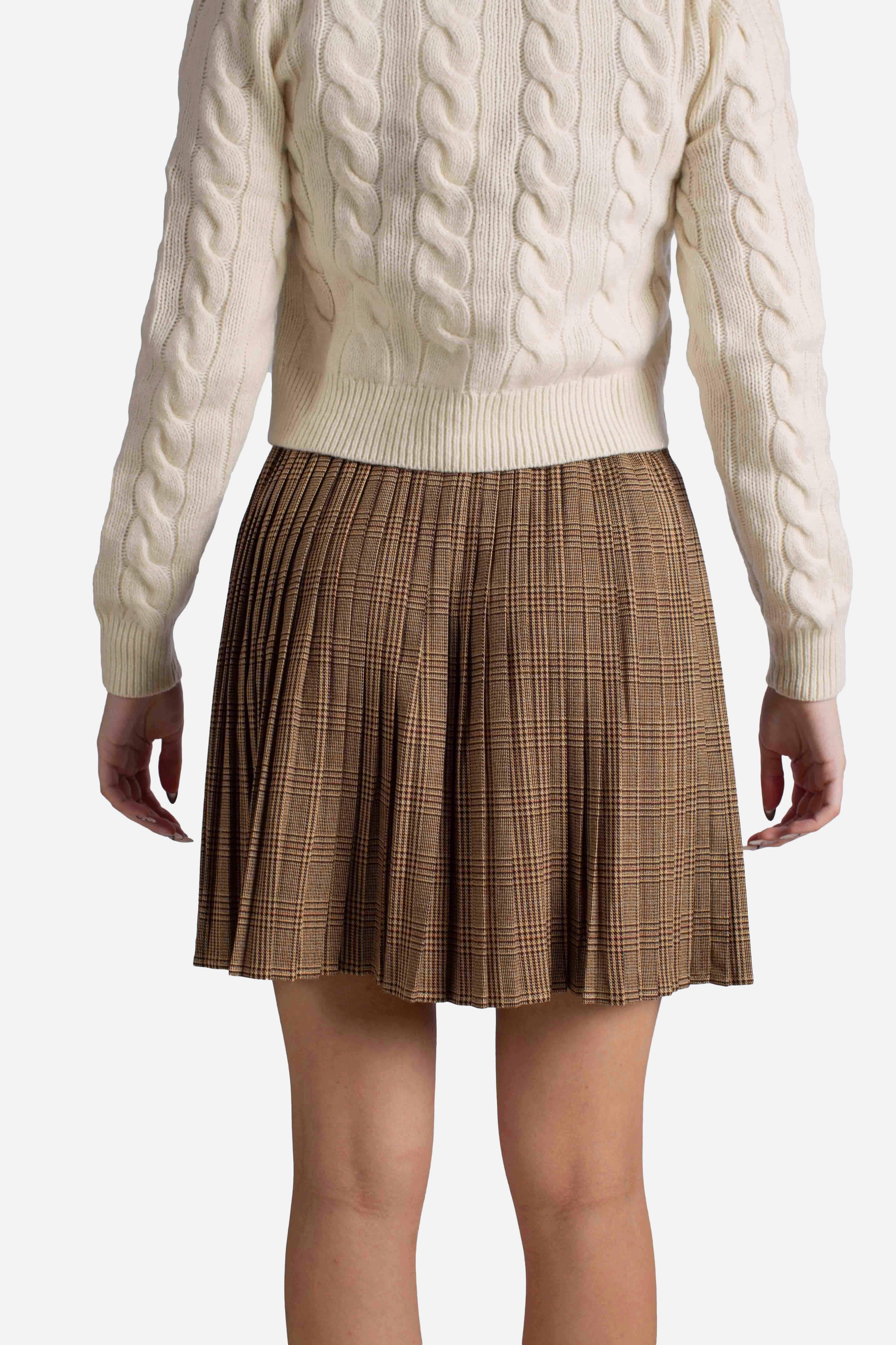 Gonna Donna Fantasia Principe di Galles Marrone TTA000100237 MC2 SAINT BARTH