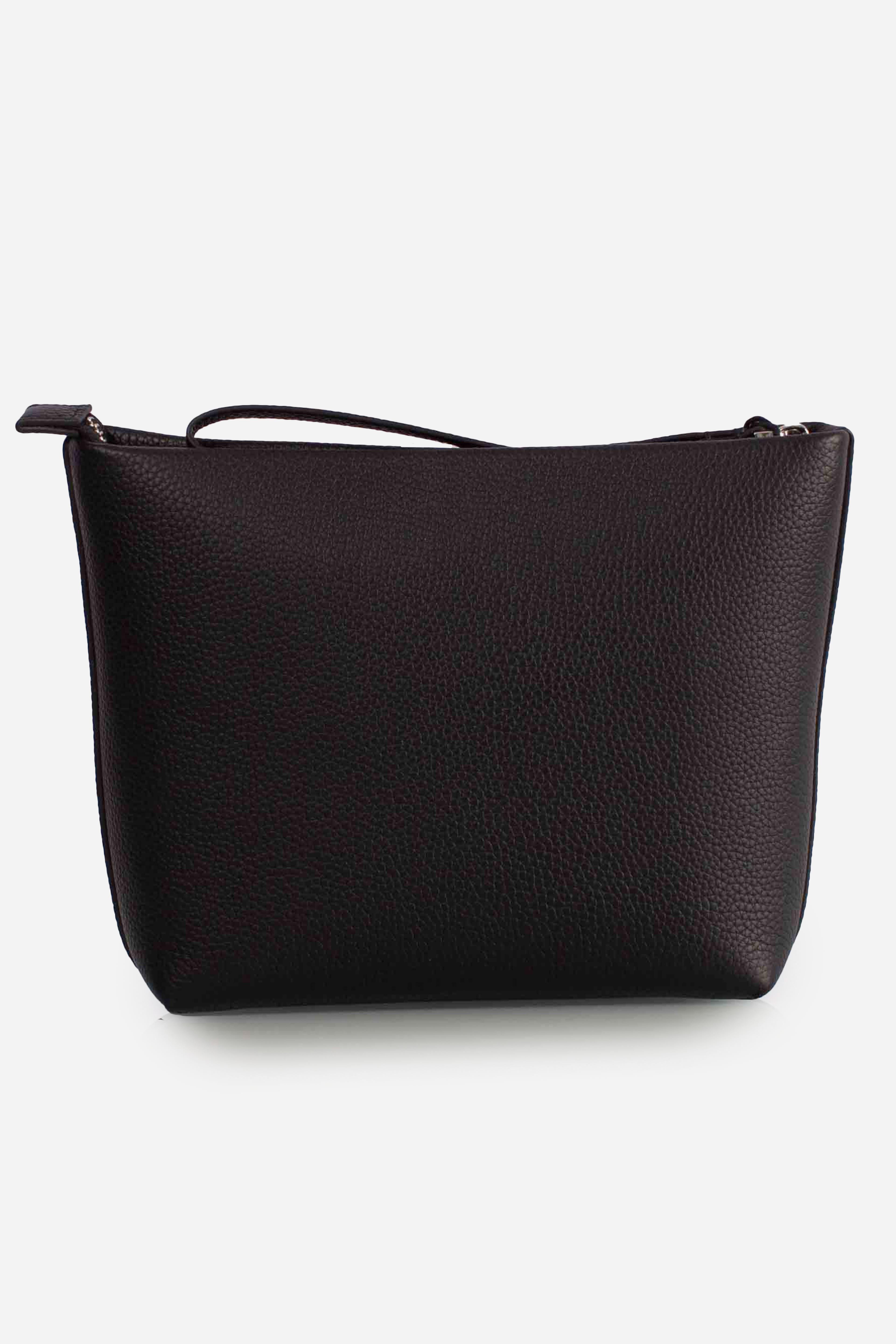 Pochette Aline in pelle Nera con Logo Impresso ALI003600748I MC2 SAINT BARTH