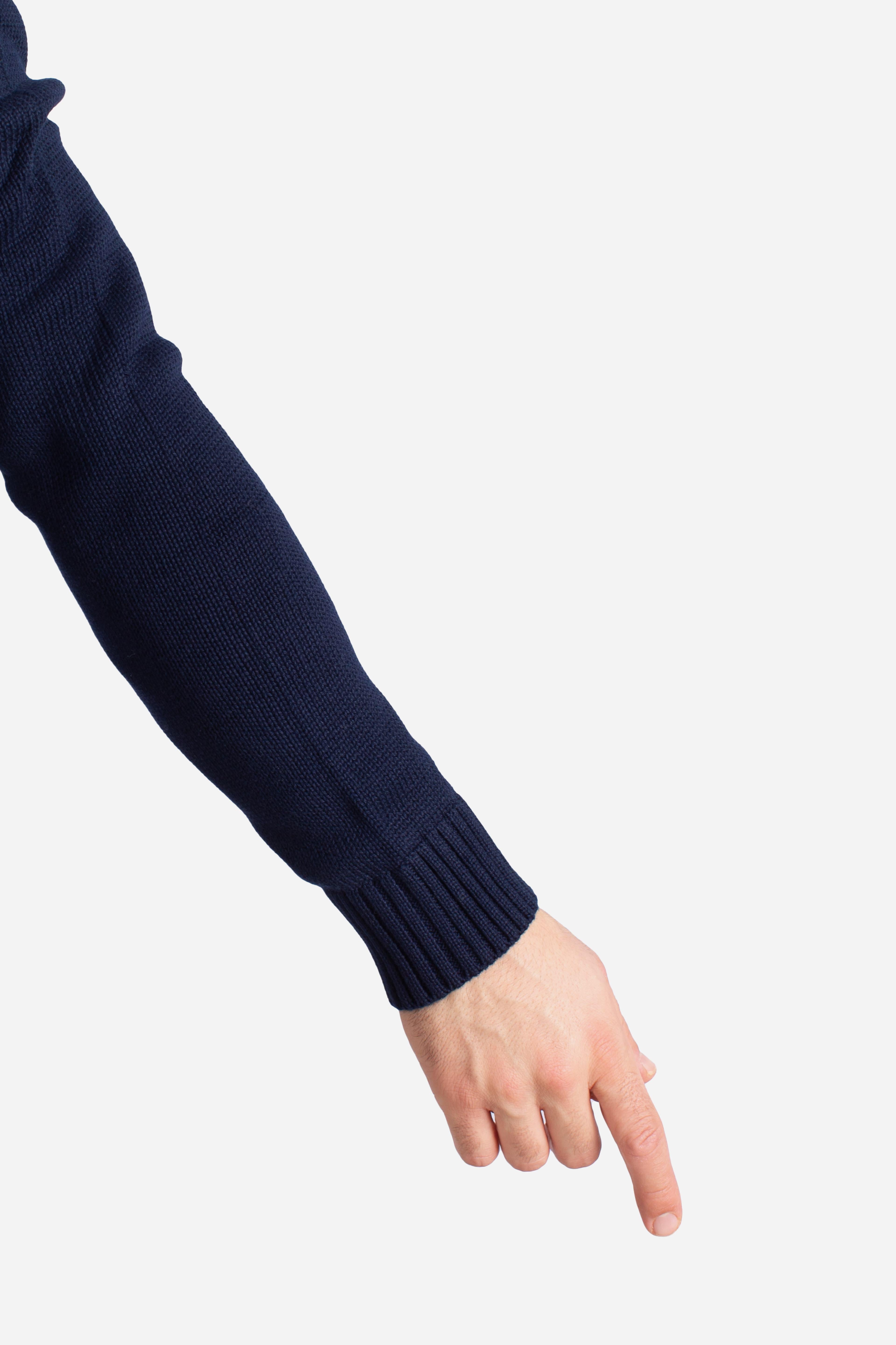 Maglia a girocollo in cotone blue 710810846001 POLO RALPH LAUREN