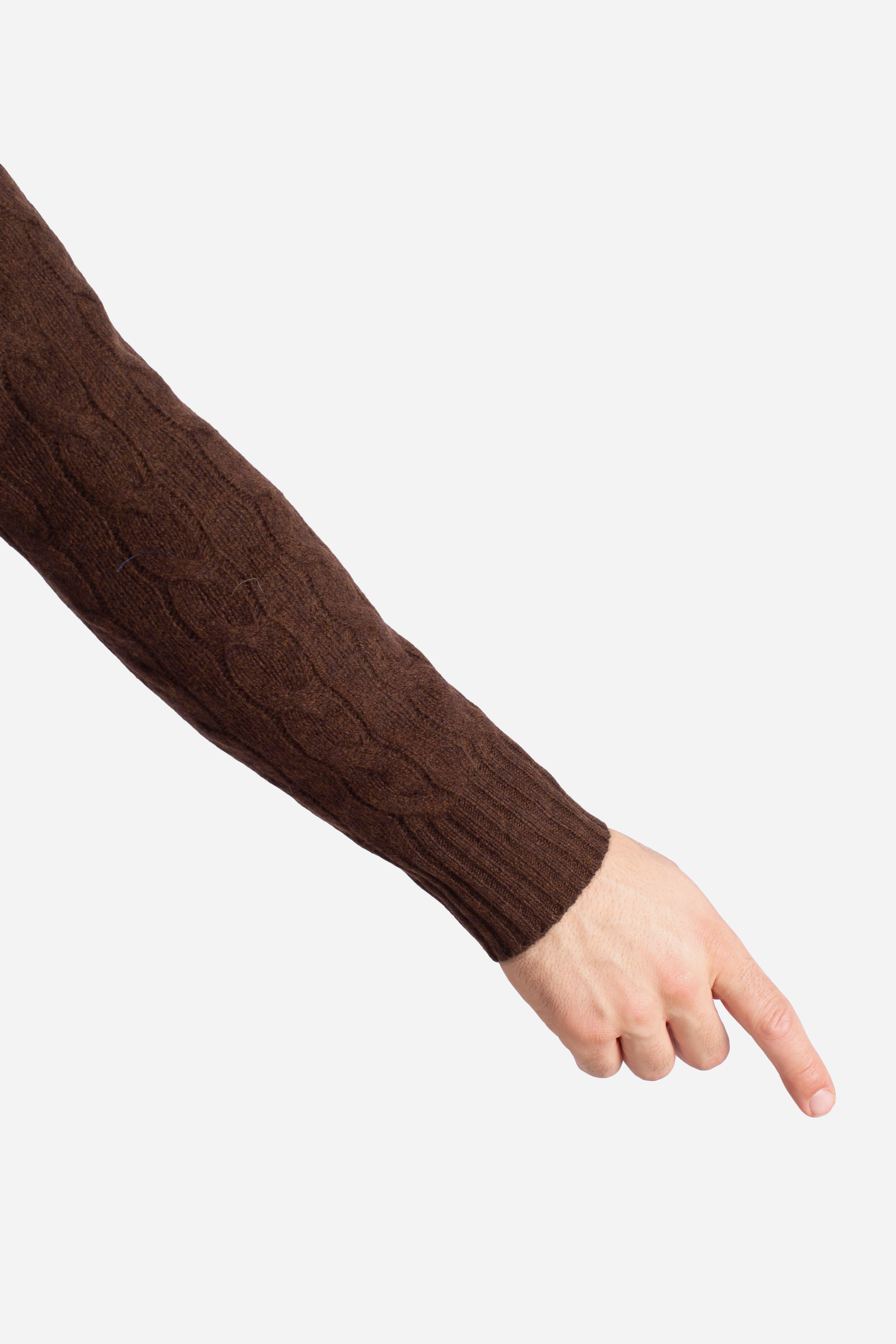 Maglia in lana e cashmere brown 710876762029 POLO RALPH LAUREN