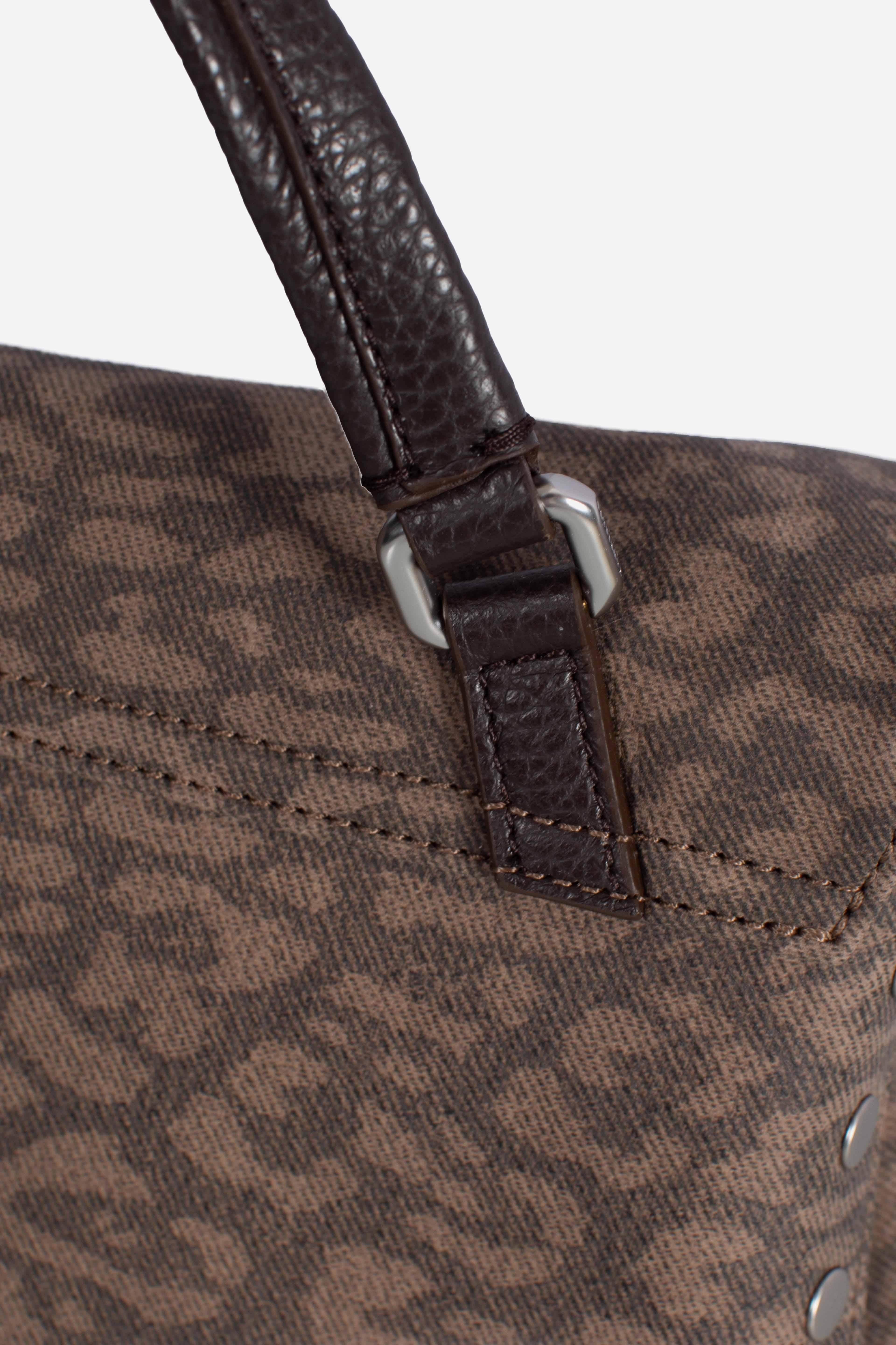 Borsa Postina S Heritage Leopard Marrone 0680102110000SZ0237 ZANELLATO