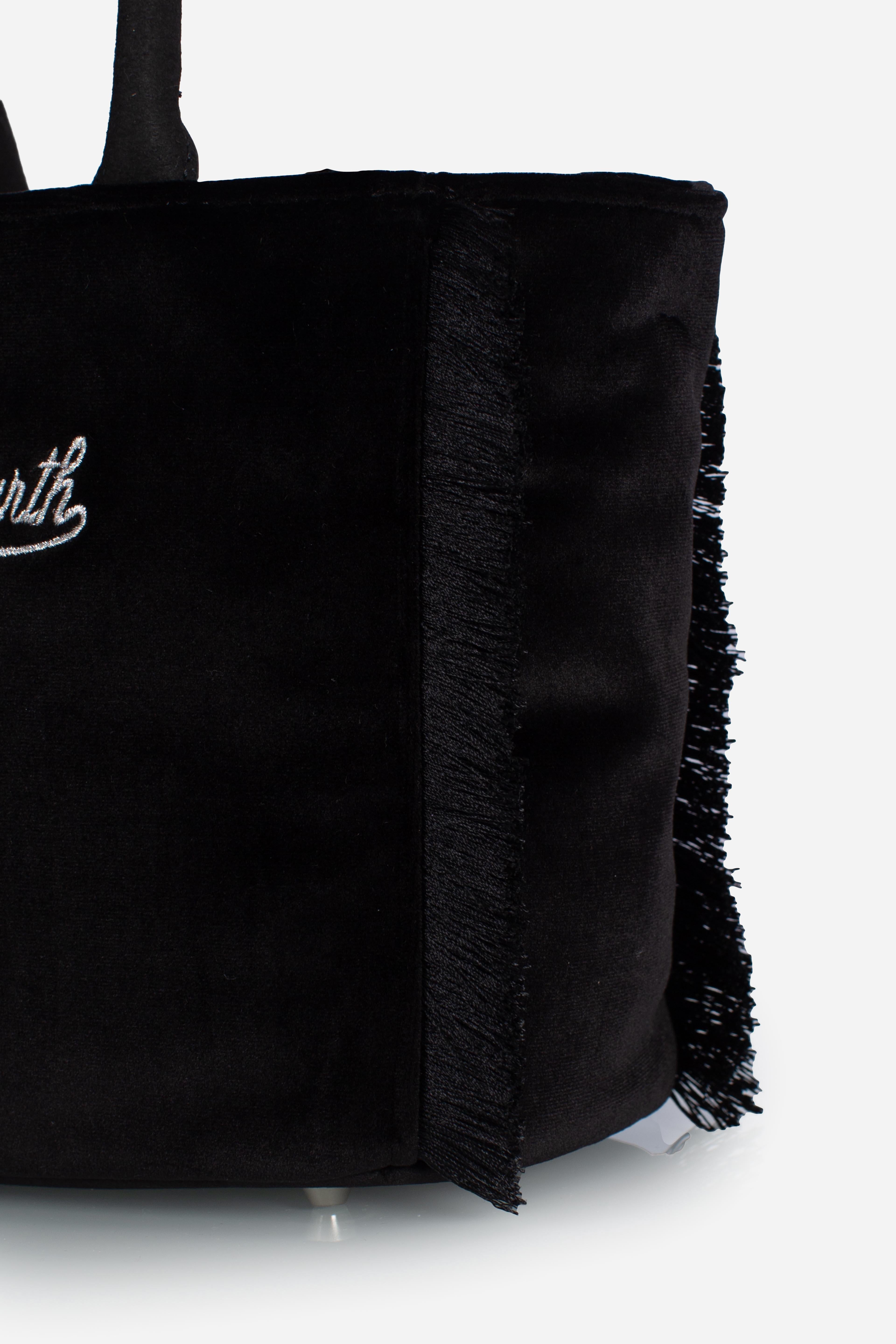 Borsa Dreaming of Saint Barth Winter Paradise black VAMI02700207I MC2 SAINT BARTH