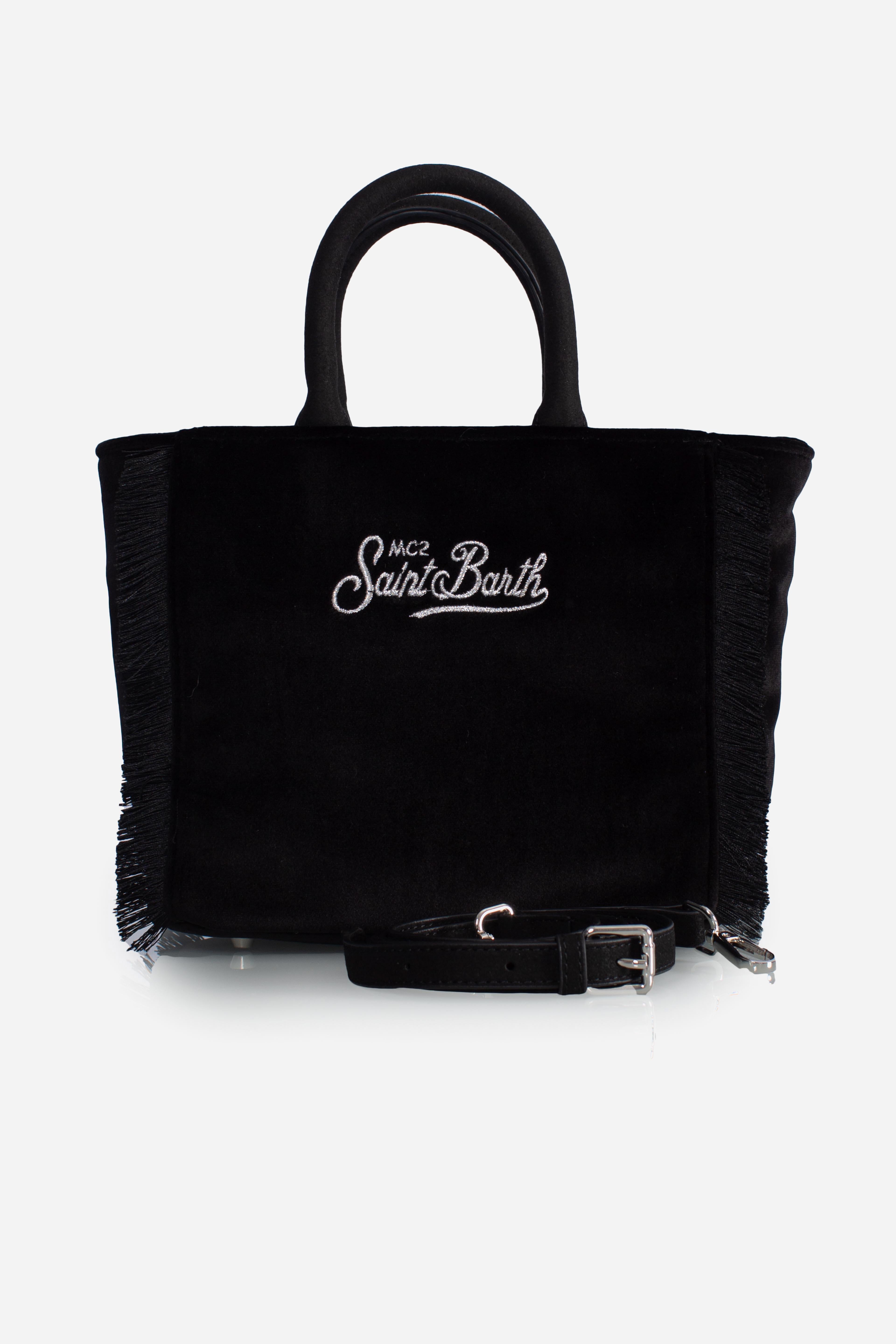 Borsa Dreaming of Saint Barth Winter Paradise black VAMI02700207I MC2 SAINT BARTH