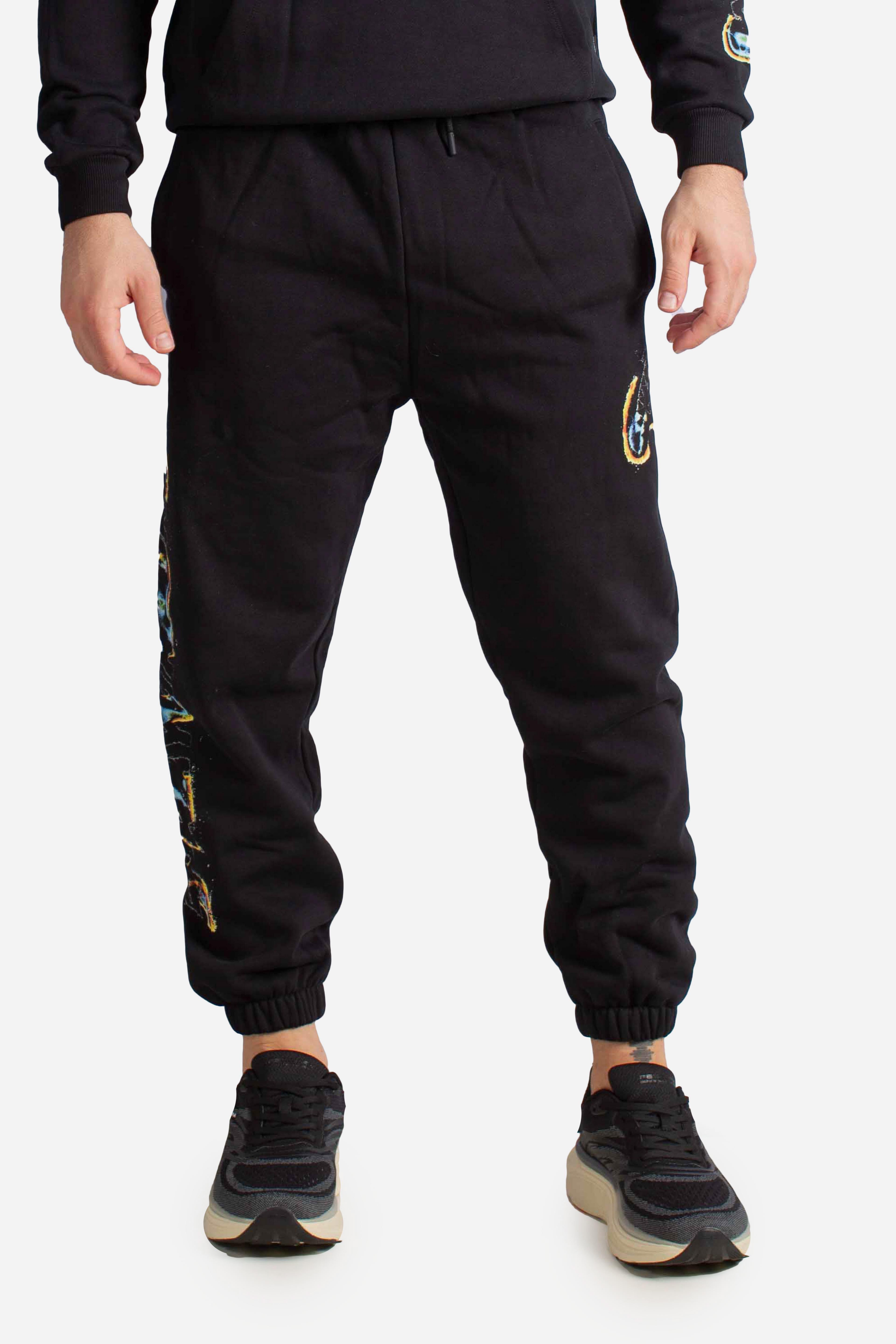 Pantalone felpa oxidized shark pants black SP794GBLKSBLACK SPRAYGROUND