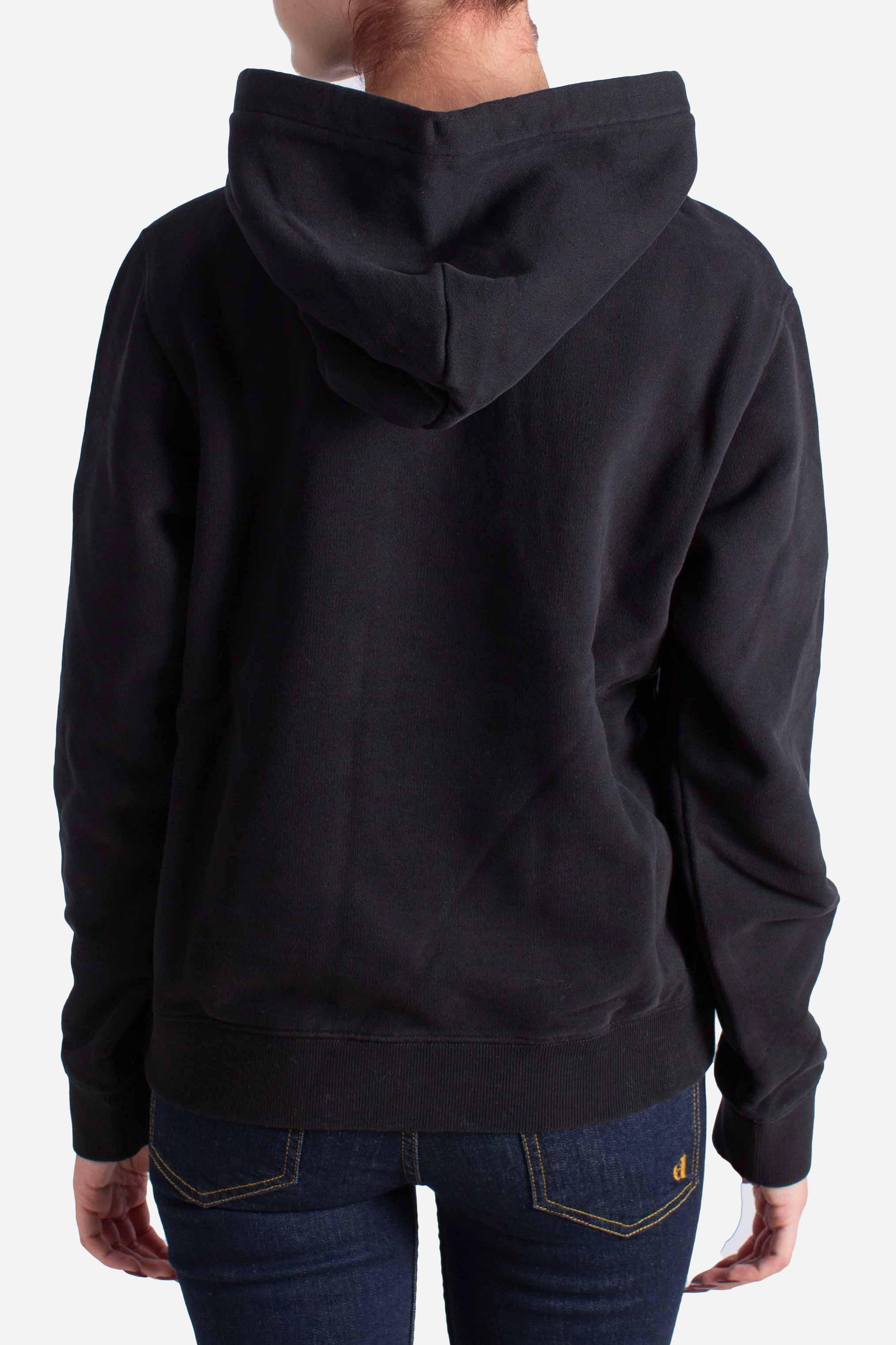 Felpa con Cappuccio black Logo St. Barth VRG000101070I MC2 SAINT BARTH