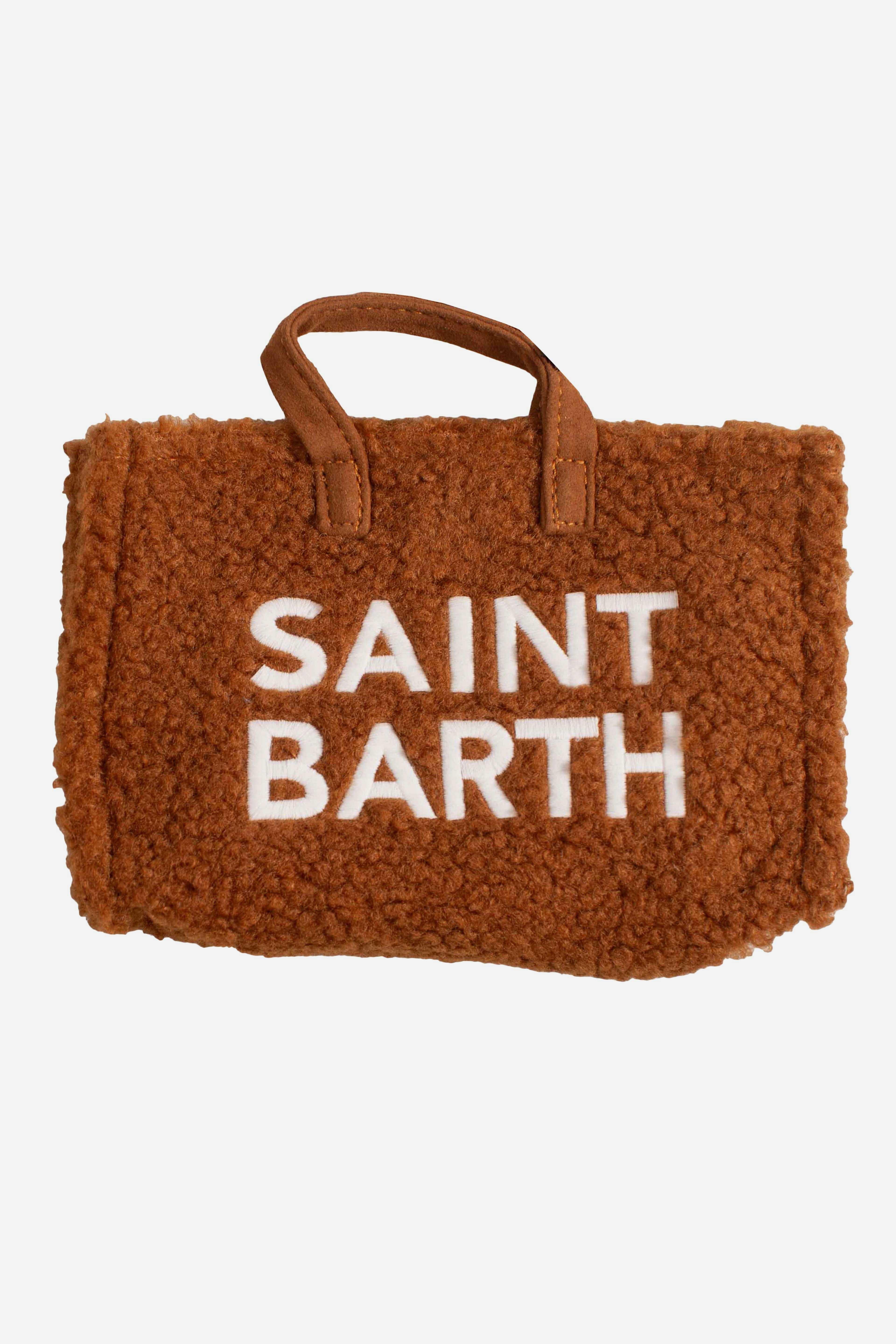 Phone Bag in ecopelliccia brown PHONE00400221I MC2 SAINT BARTH