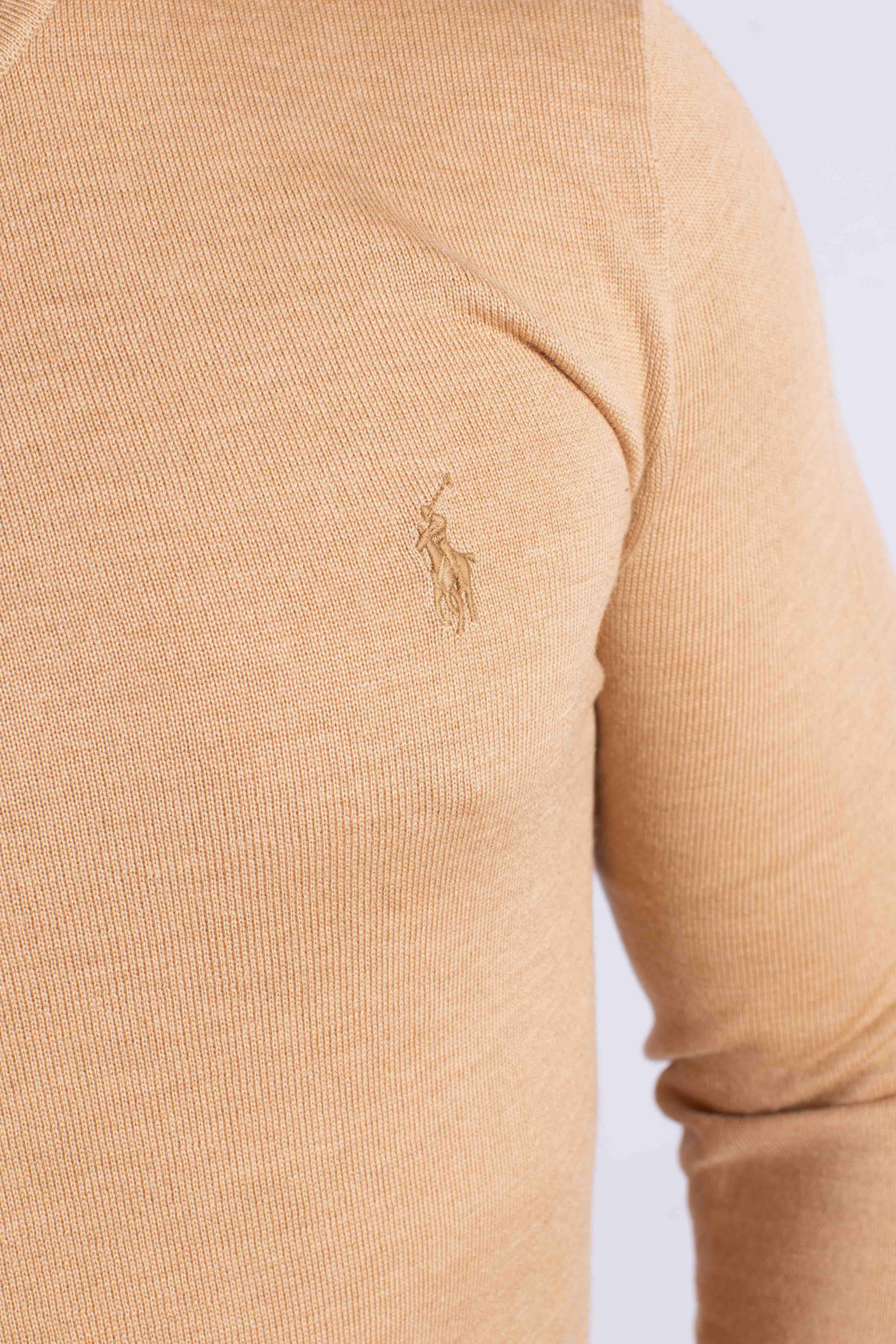 Maglia girocollo lana lavabile Slim-Fit brown 710946143009 POLO RALPH LAUREN