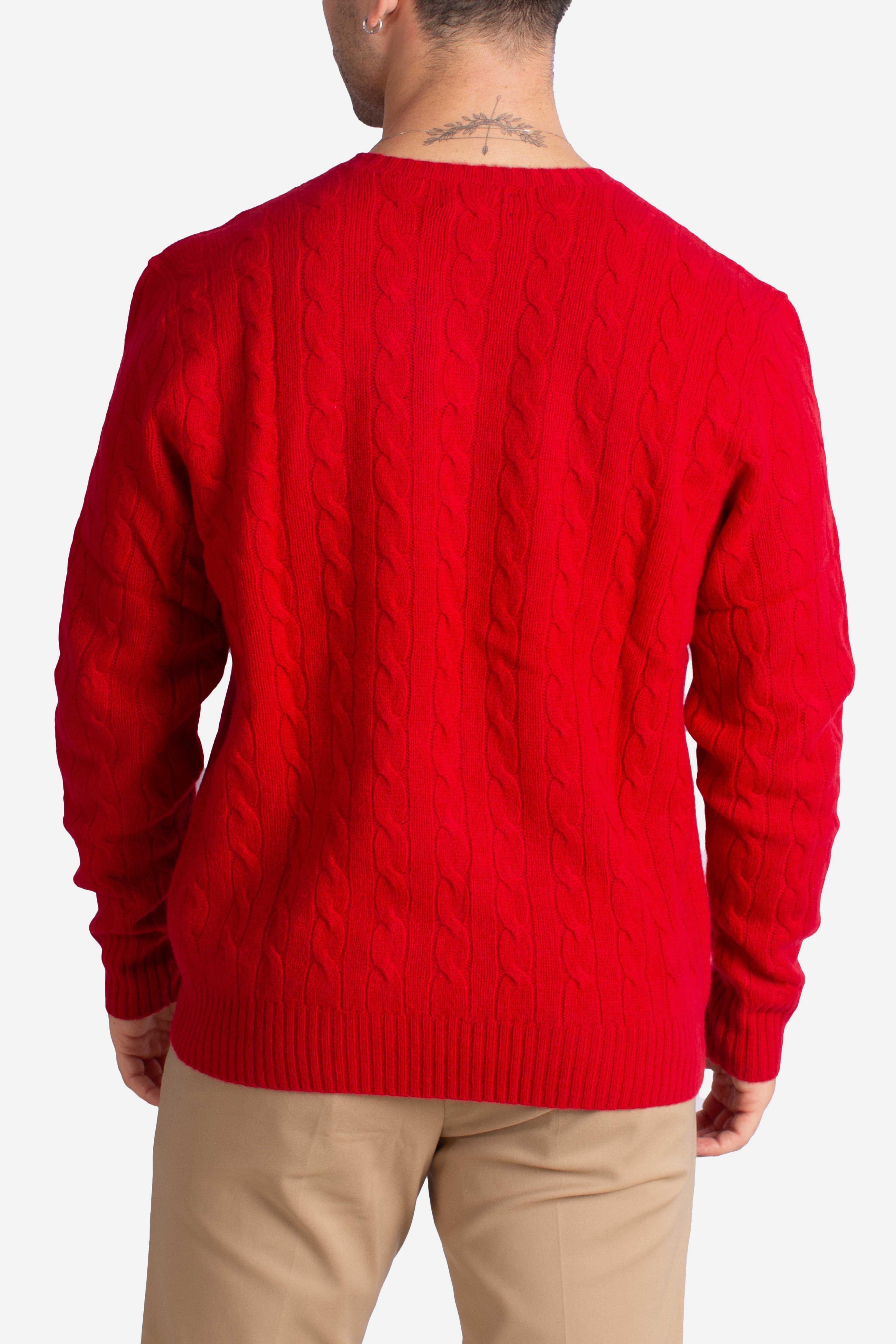 Maglia in lana e cashmere red 710876762006 POLO RALPH LAUREN