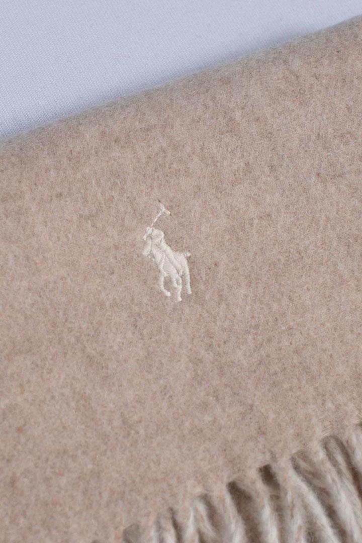 Sciarpa double-face in misto lana taupe 449959334002 POLO RALPH LAUREN