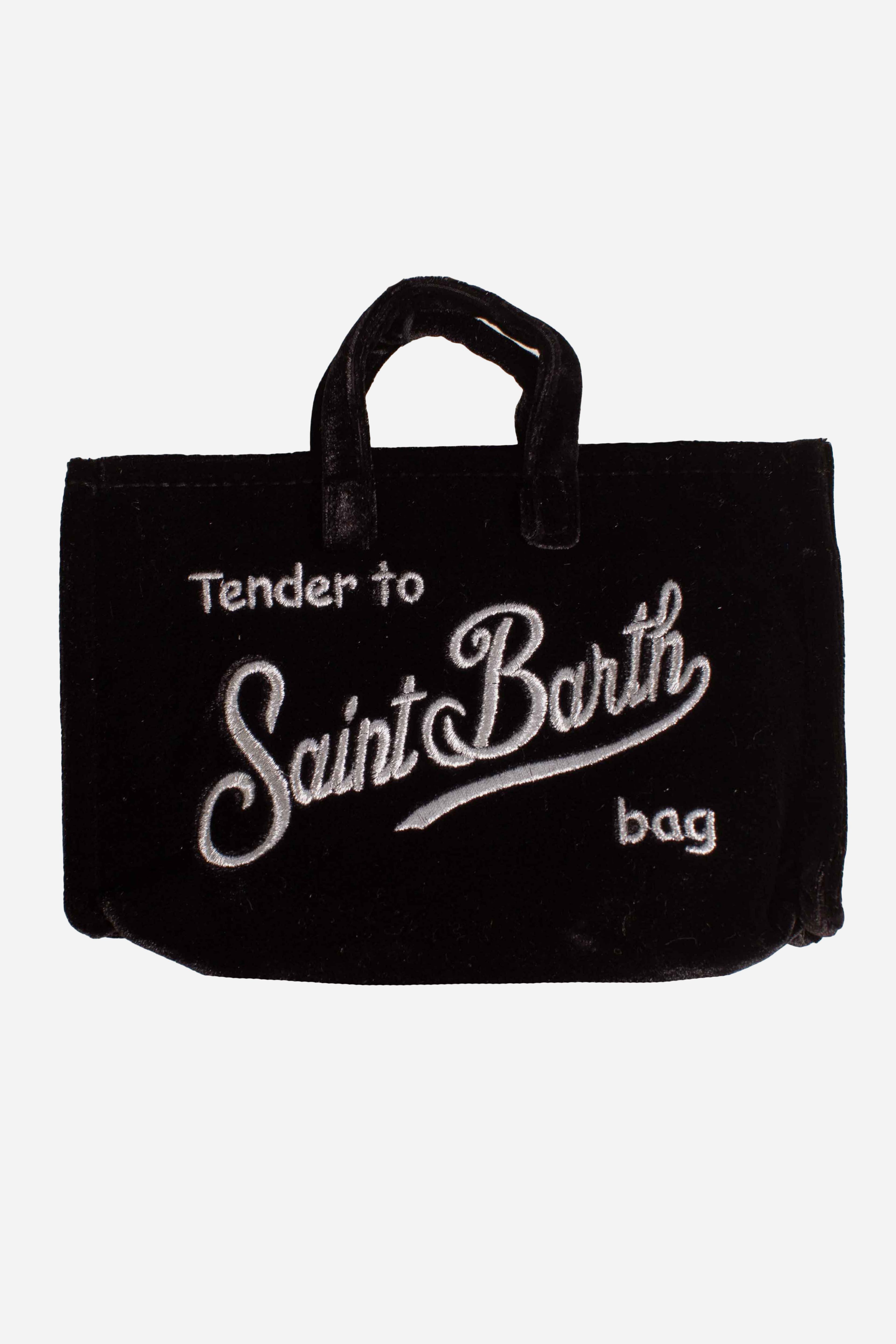 Phone Bag in velluto black PHONE00800207I MC2 SAINT BARTH