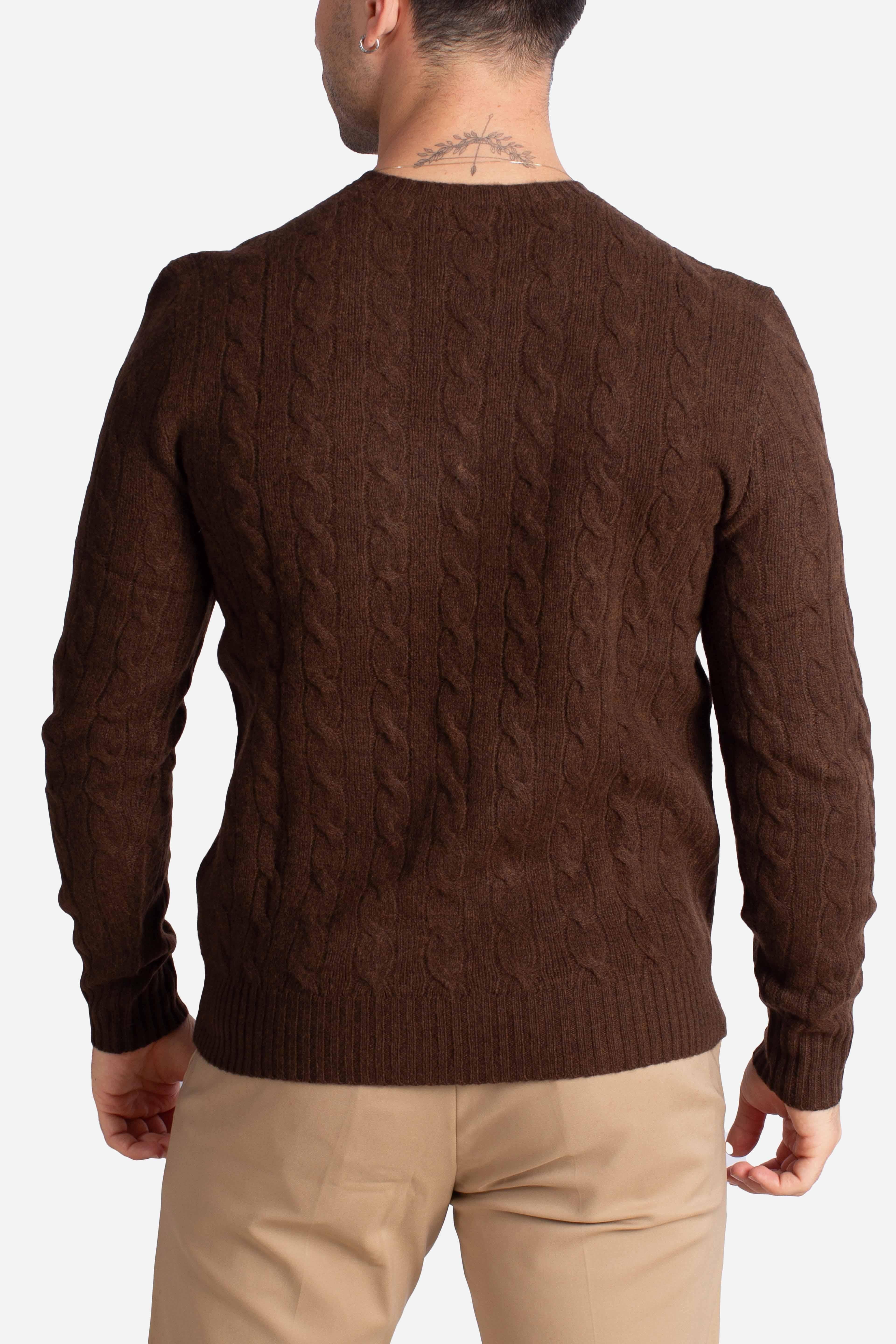Maglia in lana e cashmere brown 710876762029 POLO RALPH LAUREN