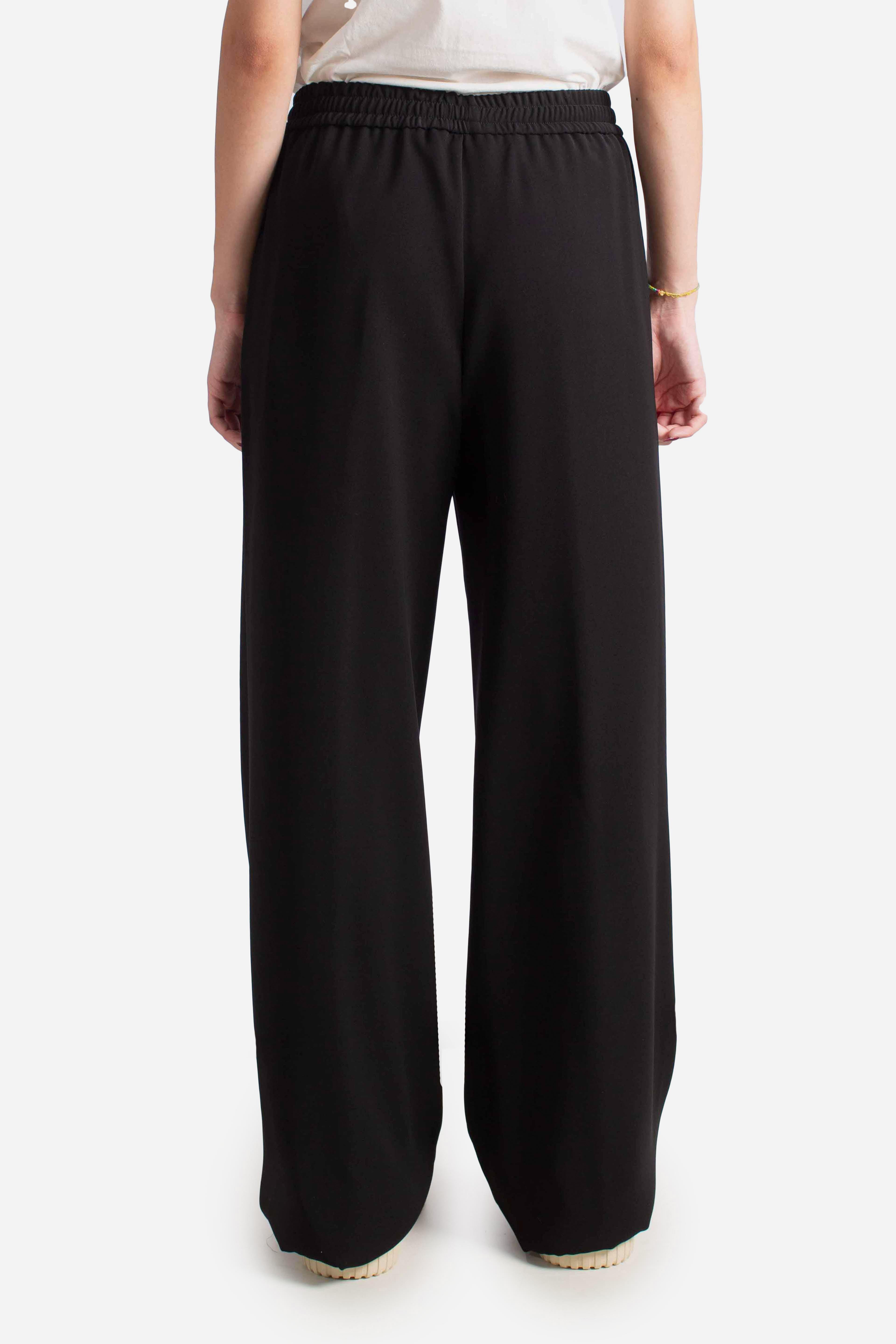 PANTALONI IN MATT CREPE SATIN nero PT000176D127559300 HERNO