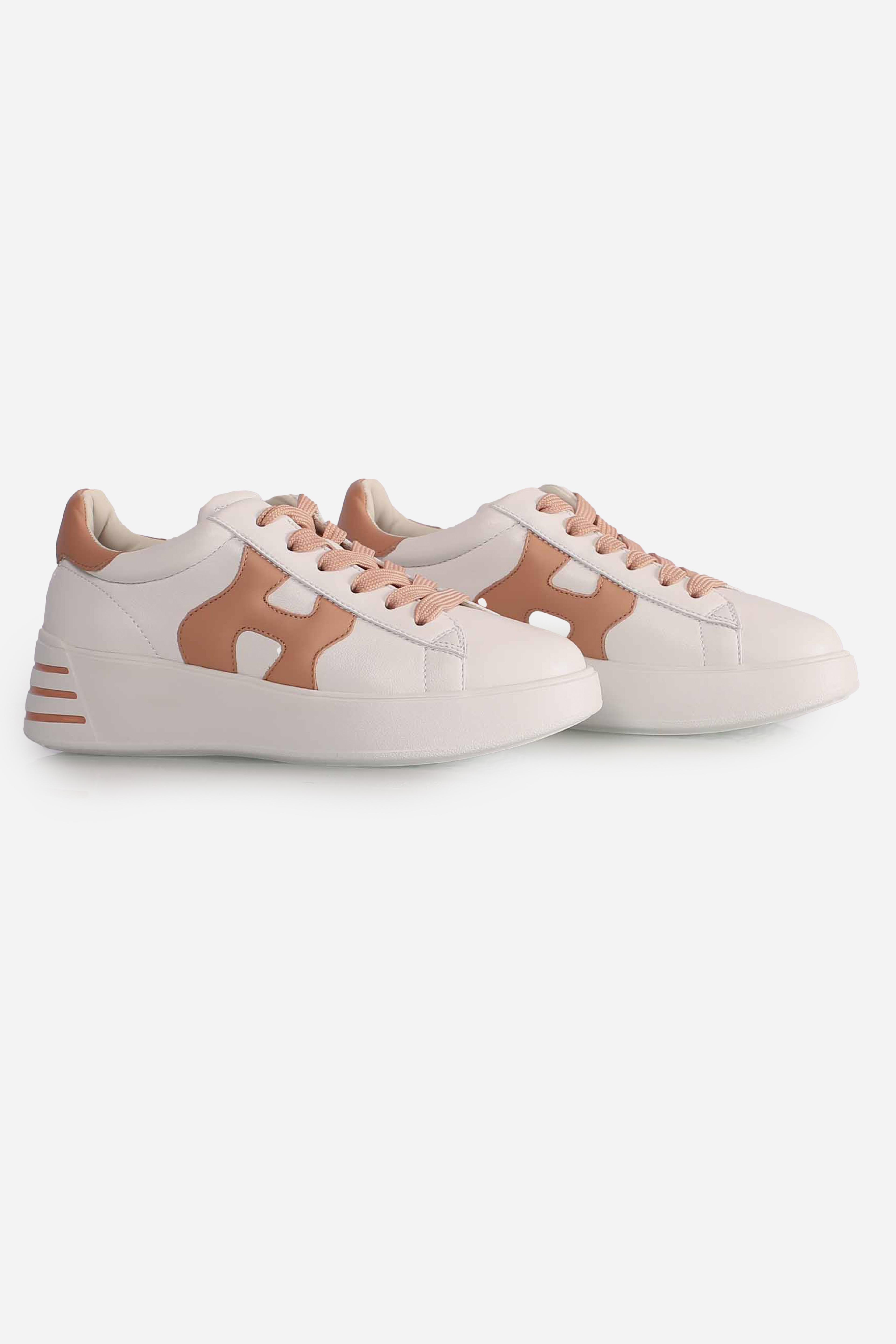 Sneakers Rebel Bianco Rosa HXW5640DN61UAI0MA7 HOGAN