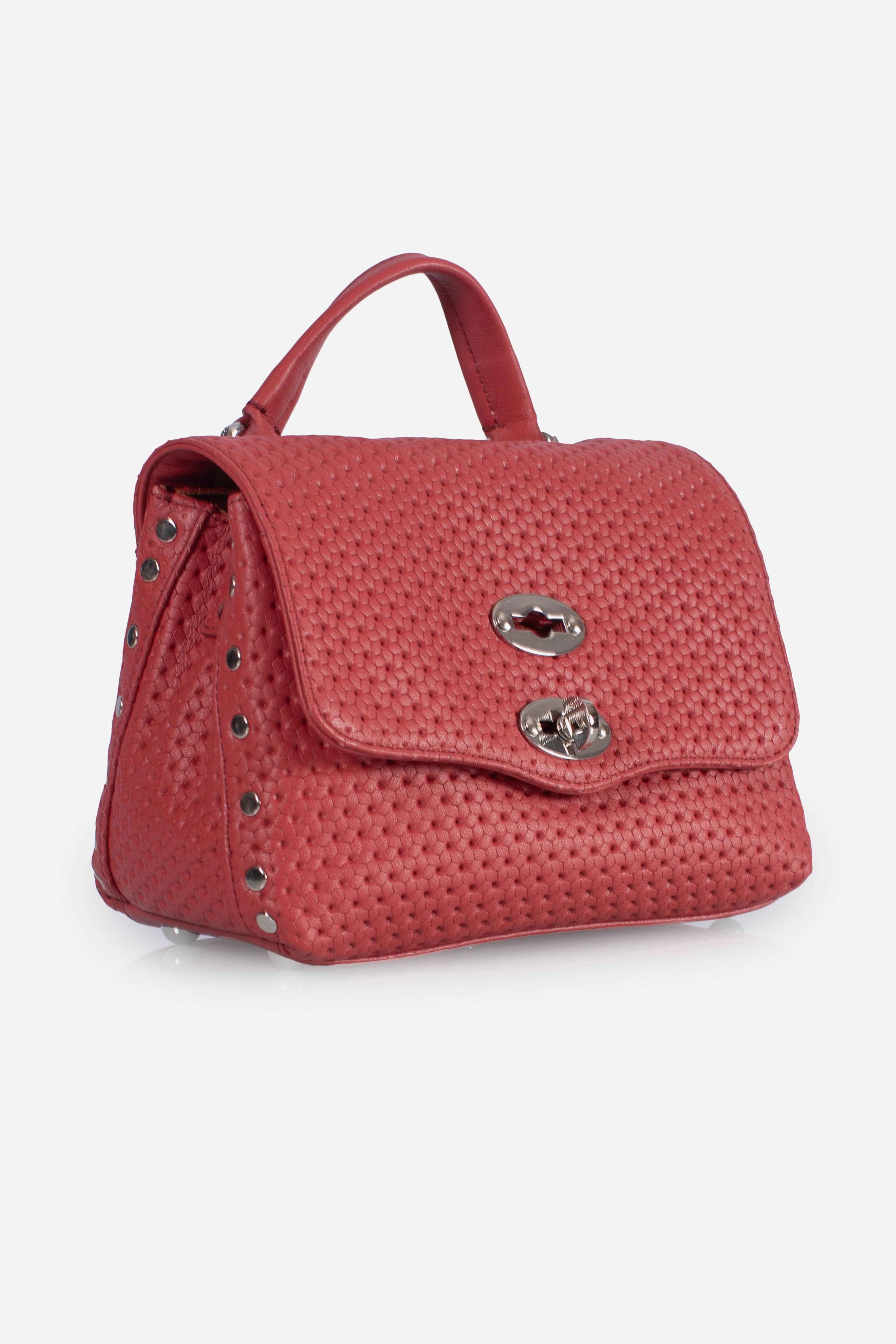 Borsa Postina Baby effetto intrecciato red tango 0680102190000BZ0994 ZANELLATO