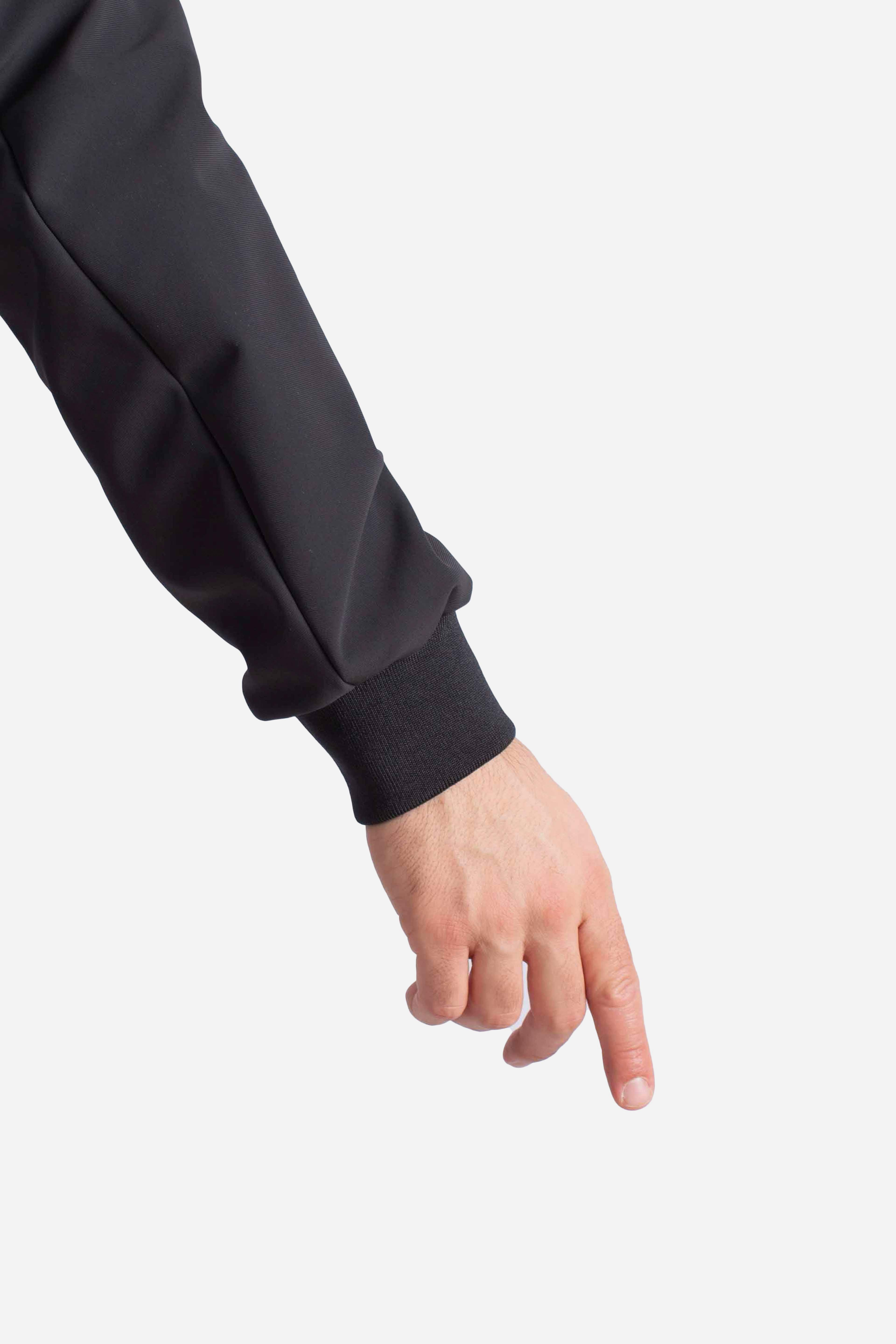 Giubbotto nero Softshell con Cappuccio HE9440013NERO HESKIMO