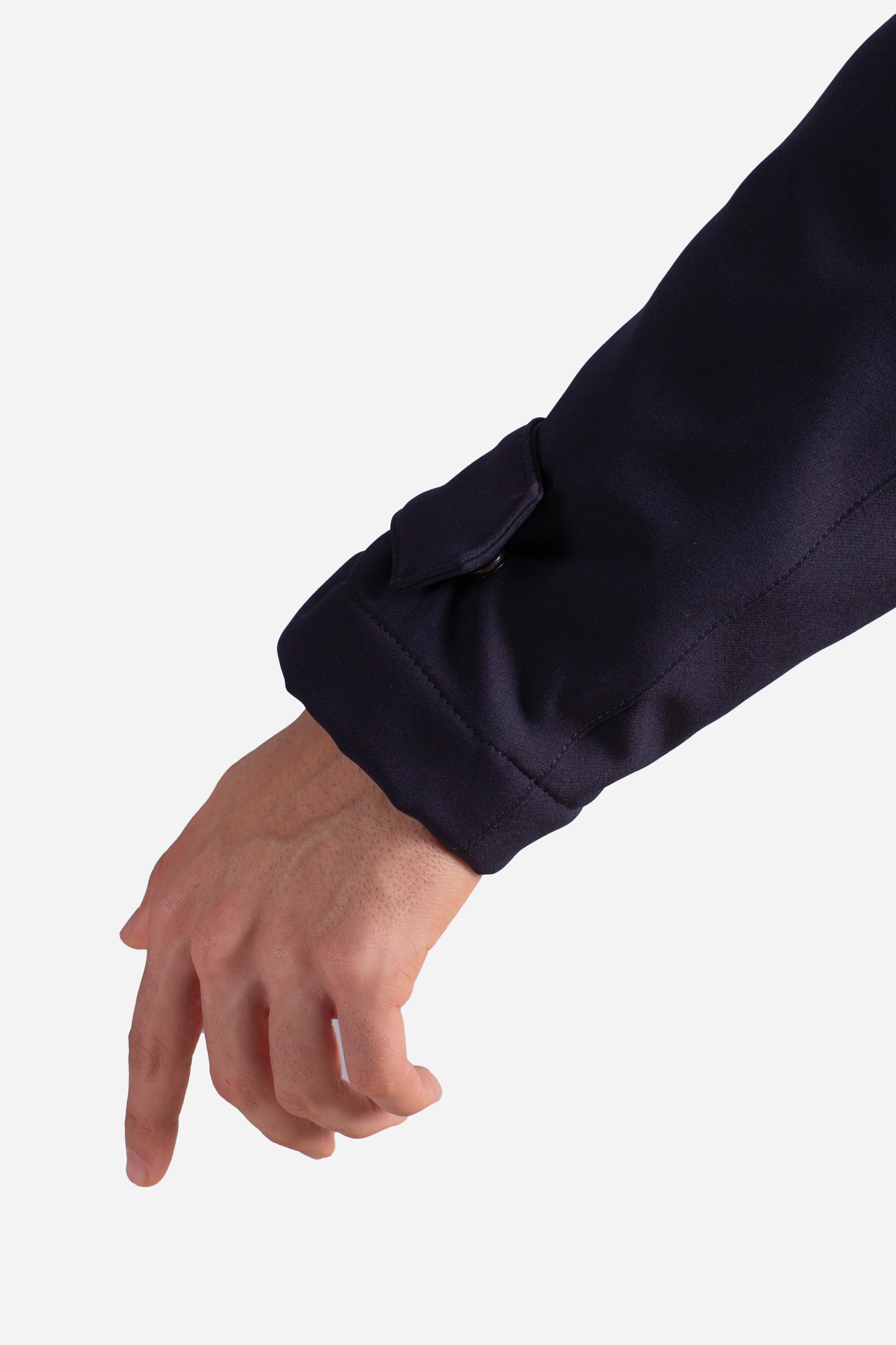 Morning Coat Travel in Jersey Stretch blu NAM6151037JXRFU807 FAY