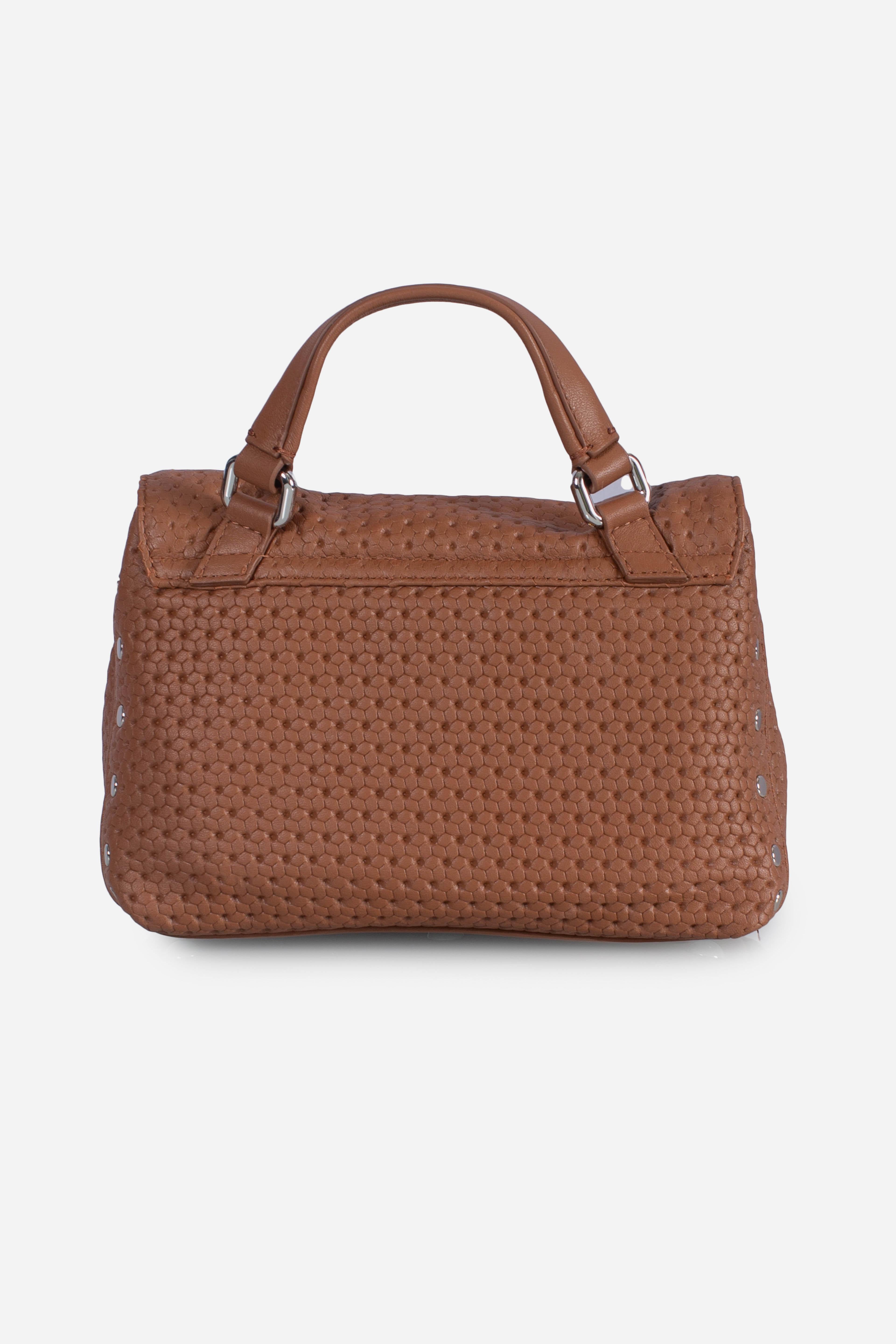 Borsa Postina Baby effetto intrecciato brown lion 0680102190000BZ0204 ZANELLATO