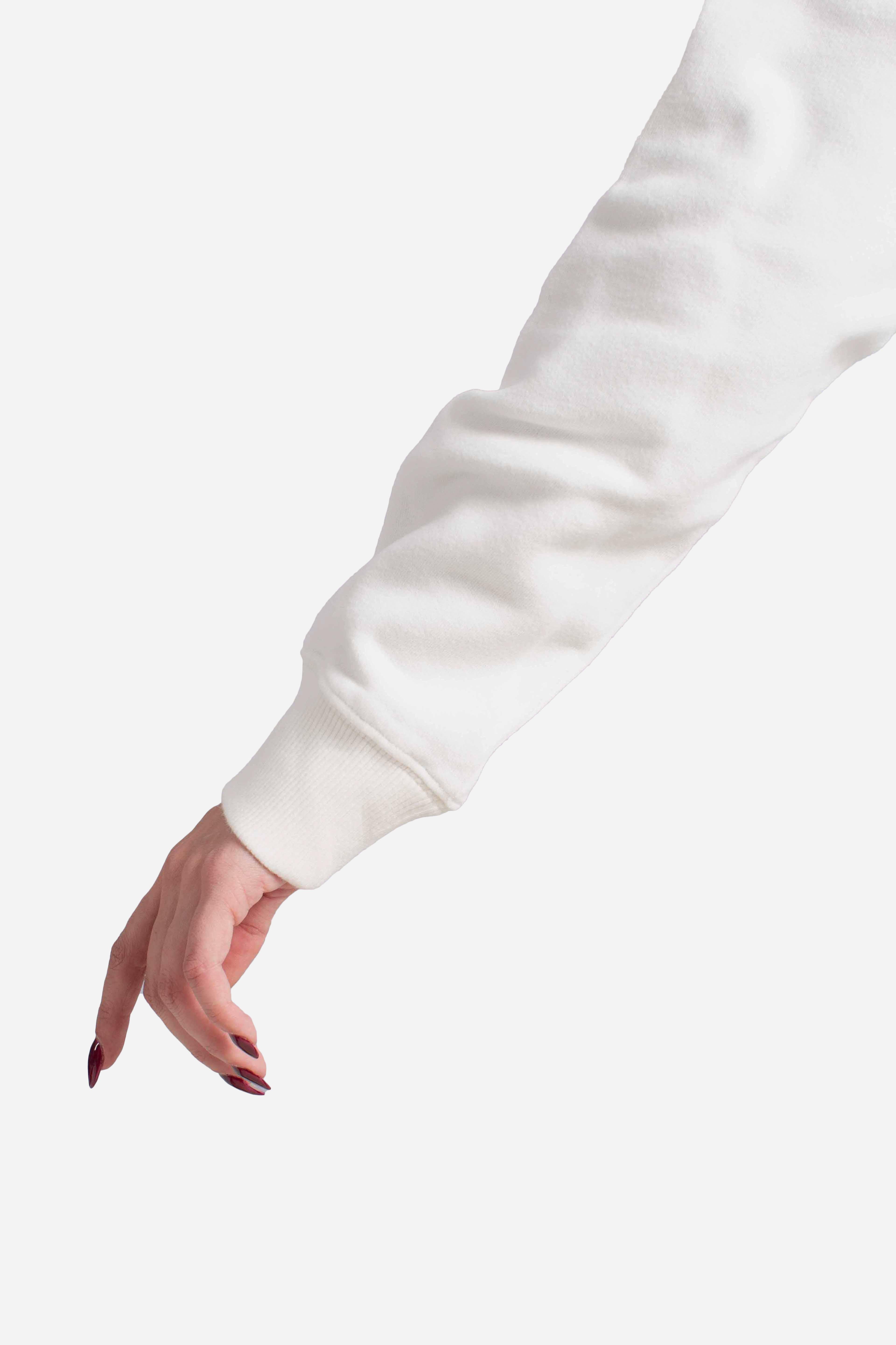 Felpa con Cappuccio white Logo St. Barth VRG000100633I MC2 SAINT BARTH