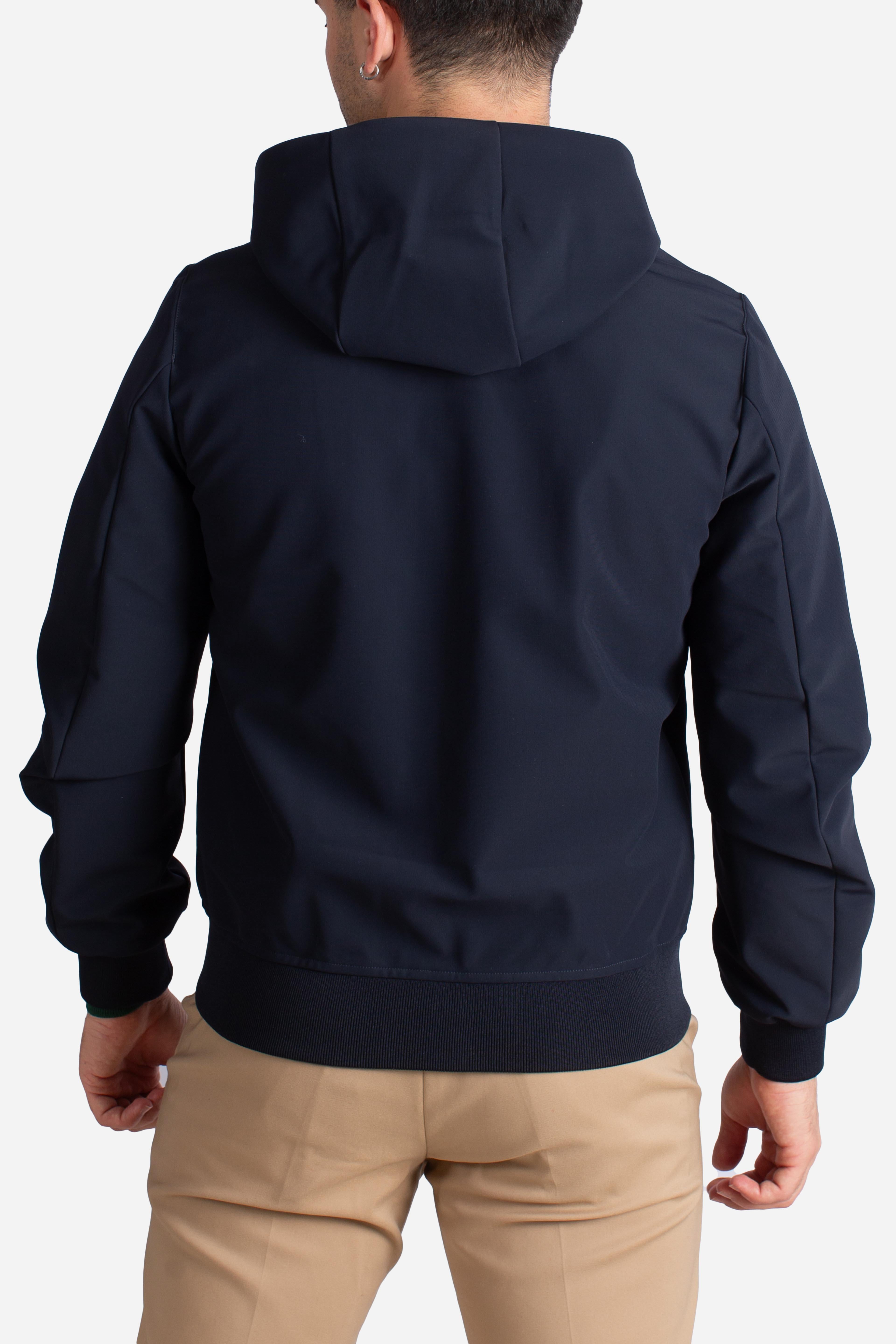 Giubbino Softshell blue con Cappuccio HE9440023BLUE HESKIMO