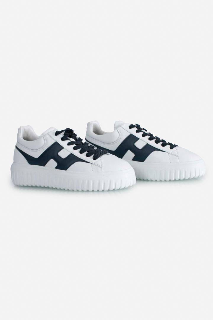 Sneakers Hogan H-Stripes Bianco Blu HXM6450FE91QZB11G1 HOGAN