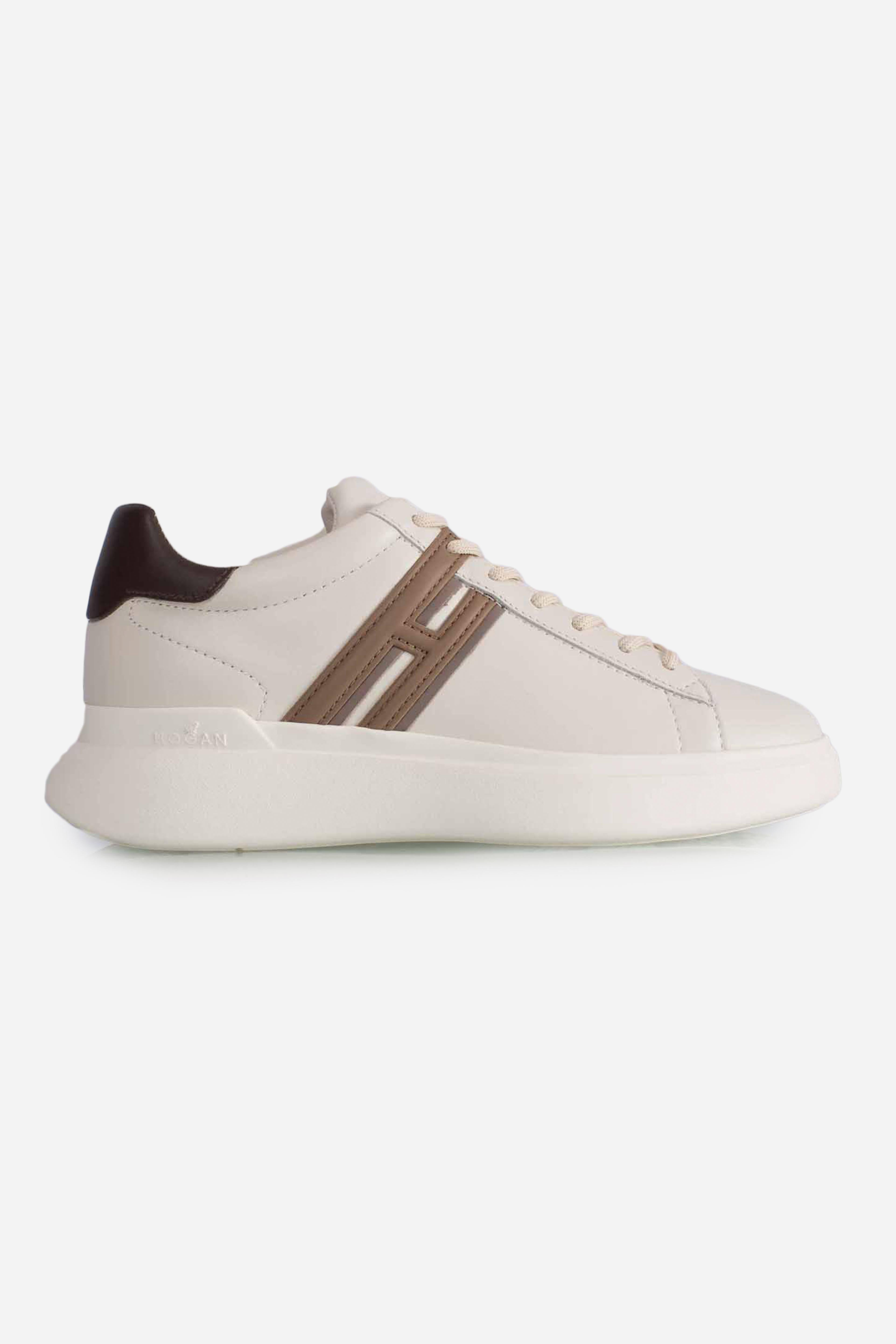 Sneakers Hogan H580 Avorio Marrone HXM5800DV42UAI0ZCM HOGAN