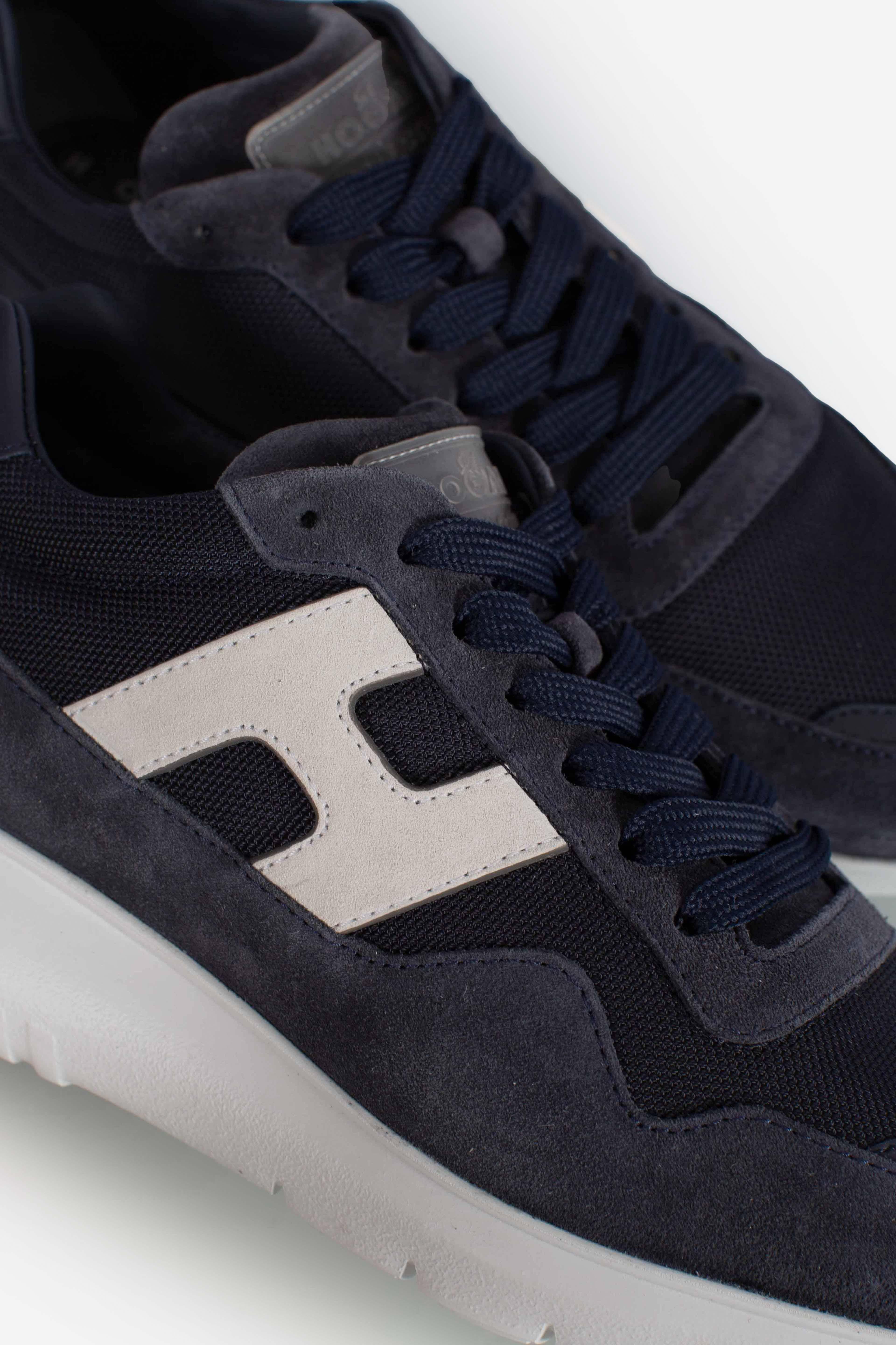 Sneakers Hogan Interactive³ Blu Argento HXM3710EG30UO72A22 HOGAN