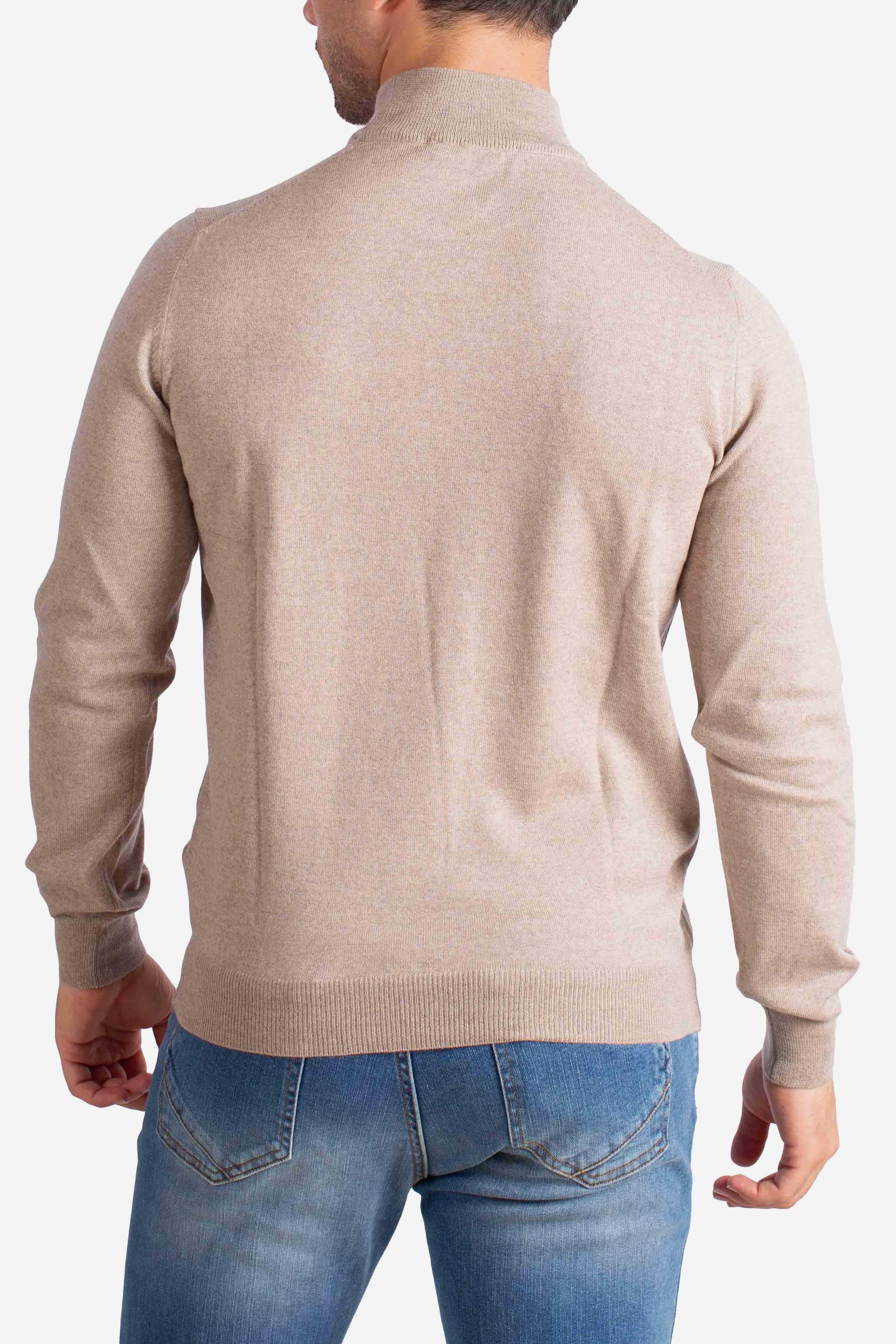 Maglia lupetto in lana vergine panna 5515514290018 GRAN SASSO