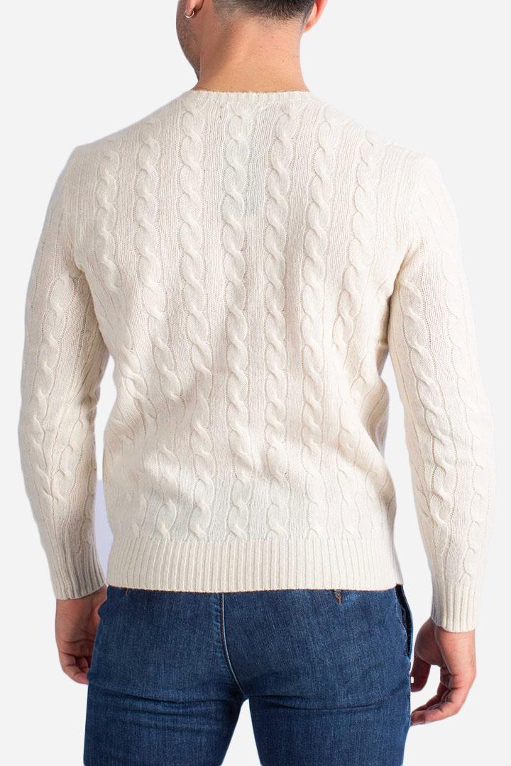 Maglia in lana e cashmere cream 710876762010 POLO RALPH LAUREN