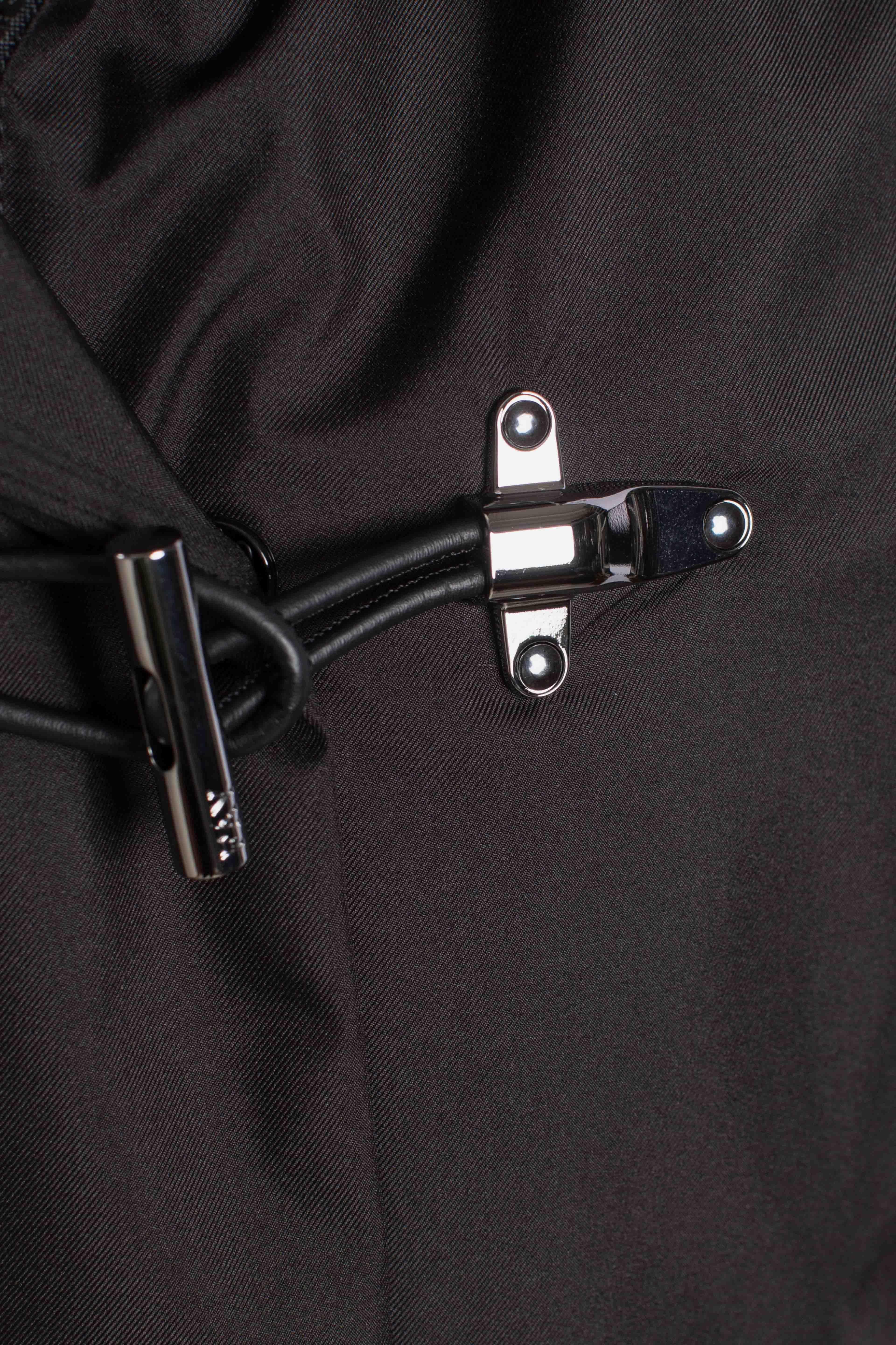 Toggle Coat in Gabardine Tecnico nero NAW59513830ZXEB999 FAY