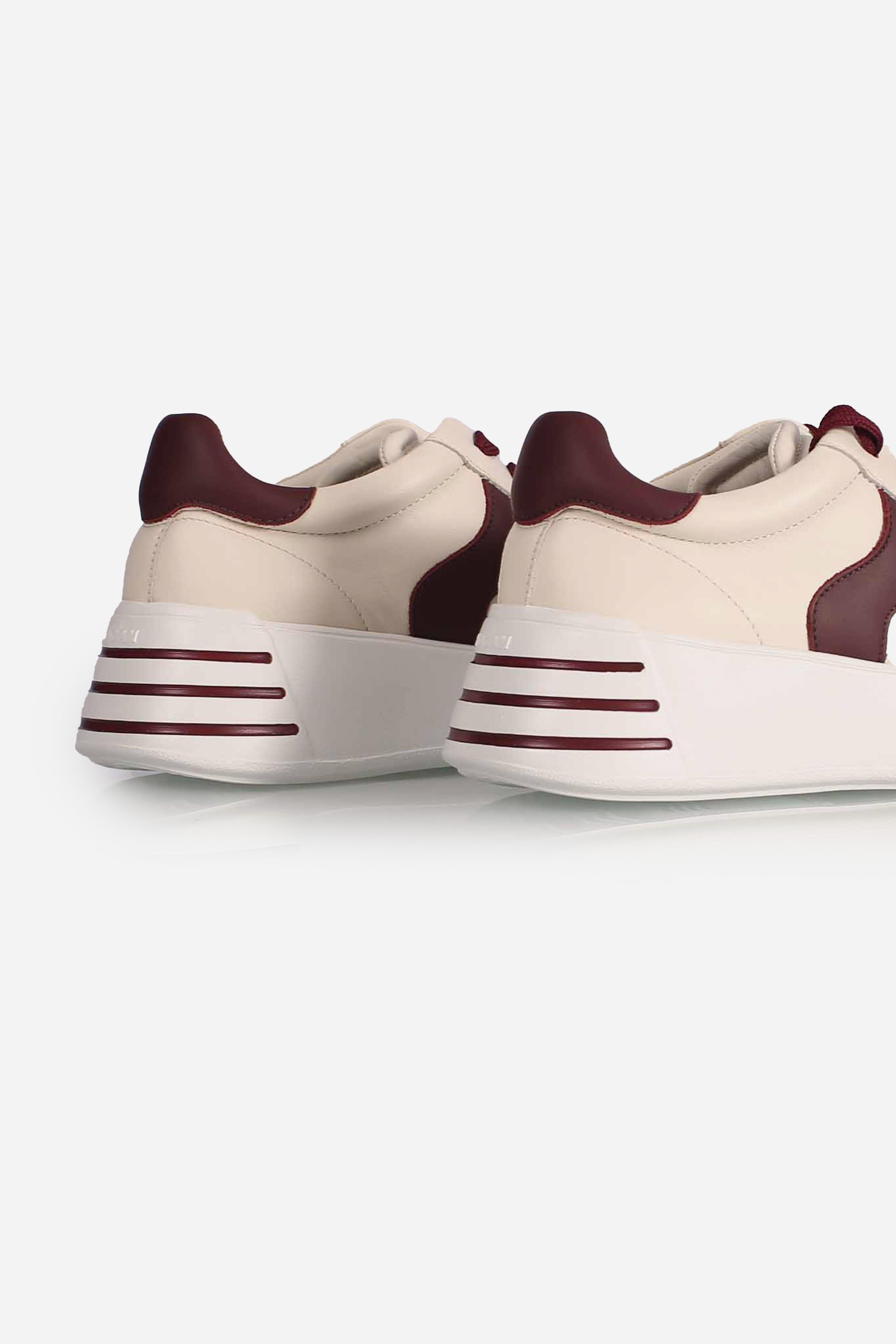 Sneakers Rebel Avorio Bordeaux HXW5640DN61UAI479F HOGAN