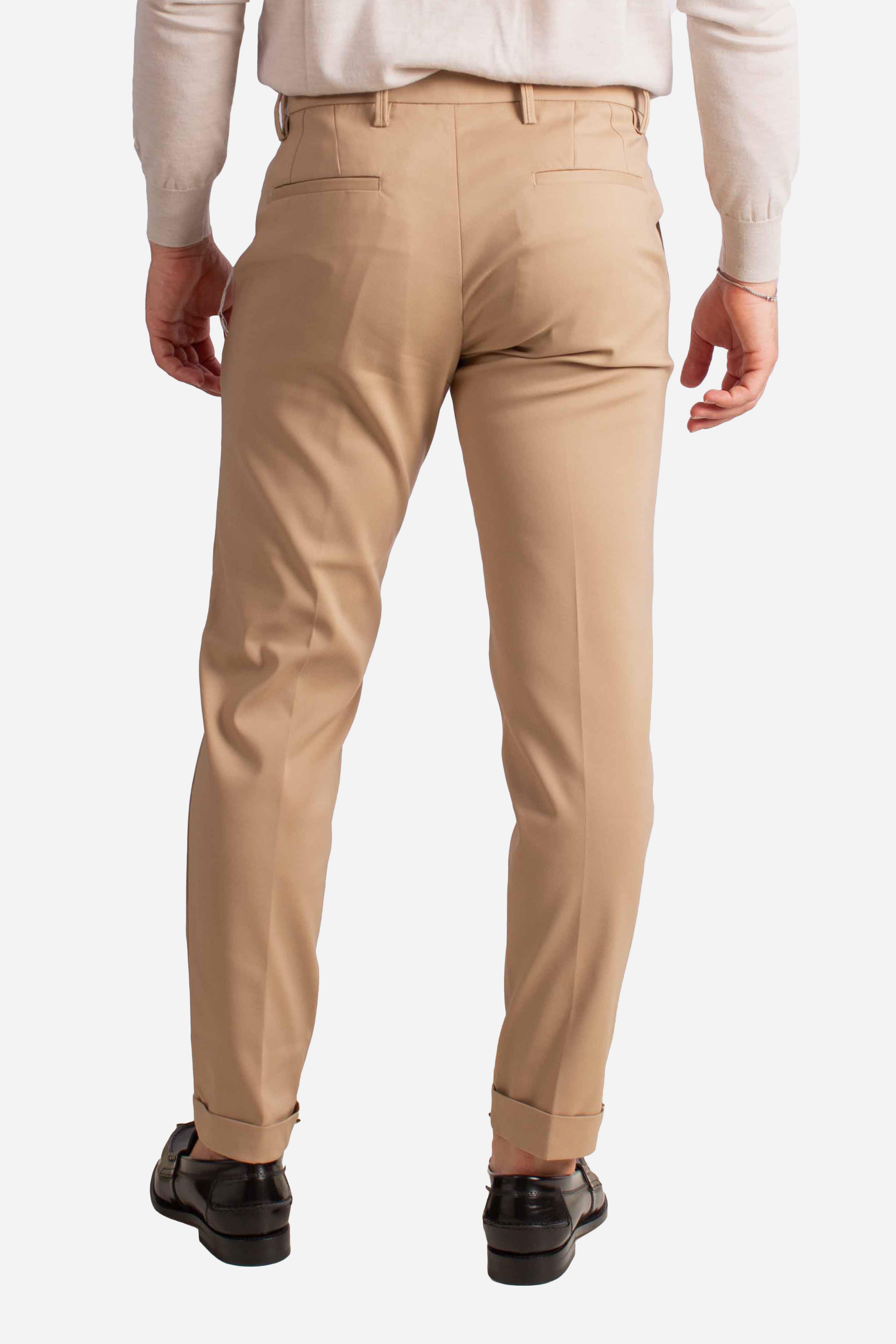 Pantalone in tessuto tecnico cacao NAPOLI126033CACAO ERNYS