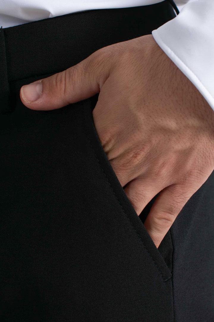 Pantalone Gaubert in lana nero UP235TS0009UXXX999 DONDUP