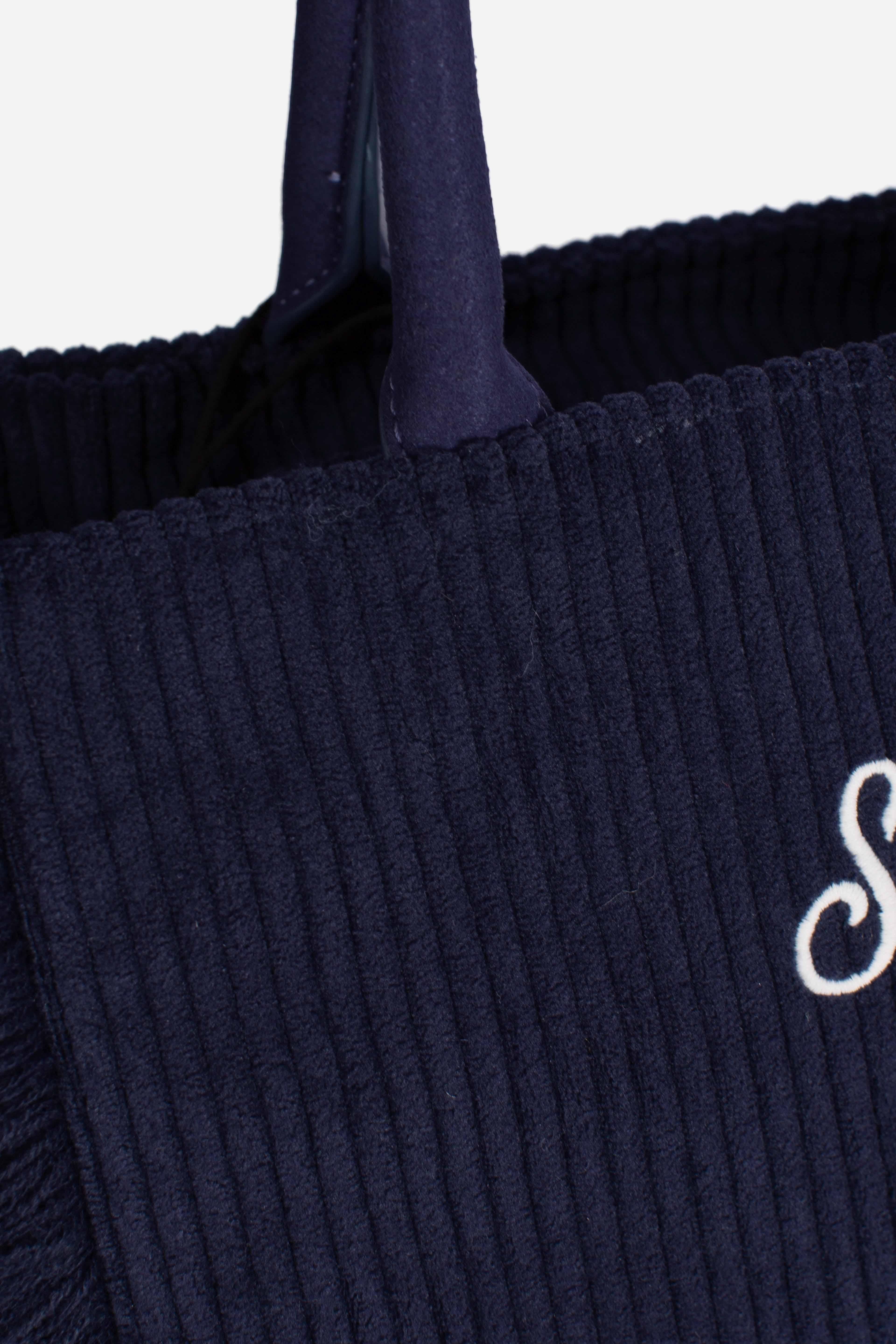 Borsa Dreaming of Saint Barth Winter Paradise Blu Navy COL004000164I MC2 SAINT BARTH