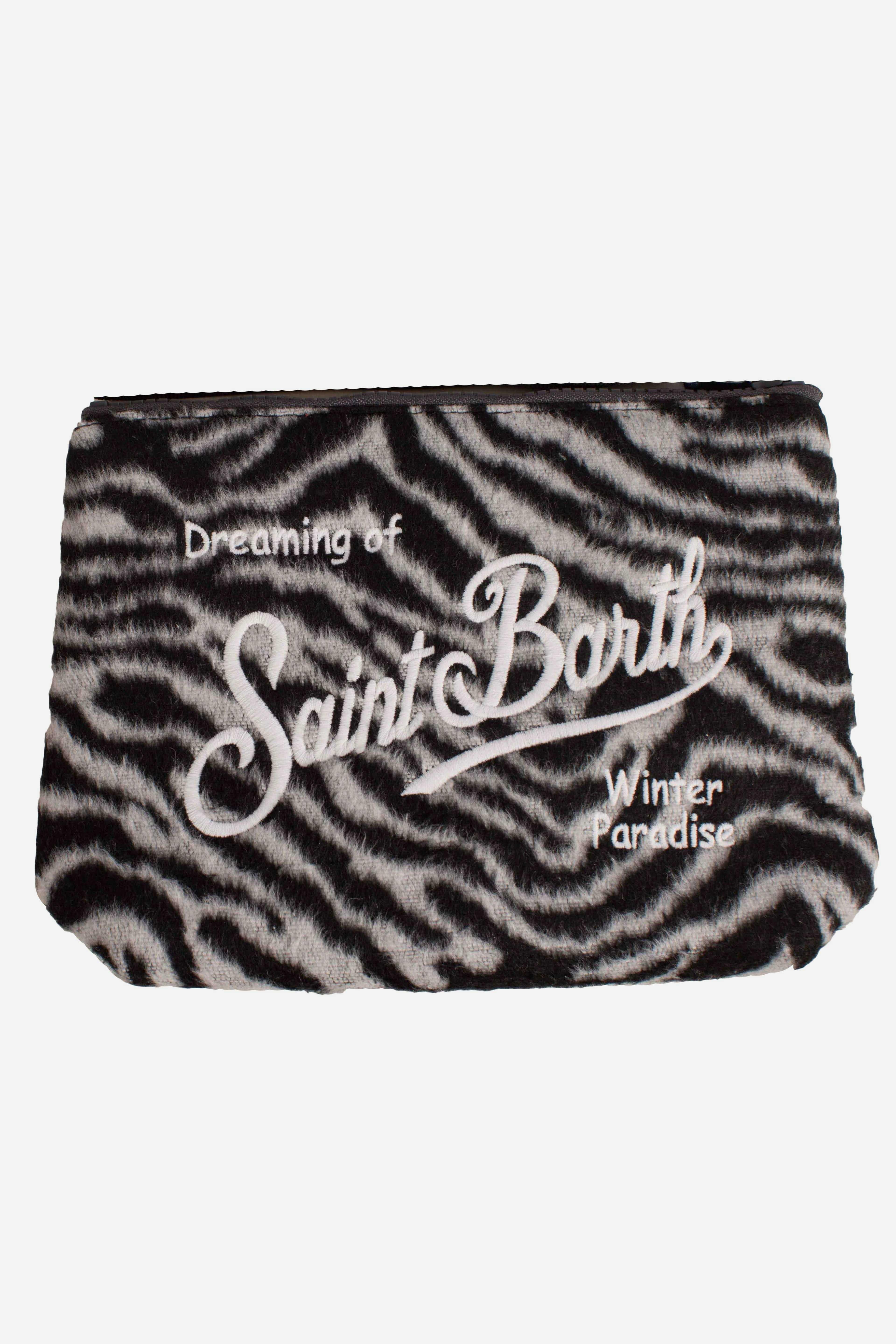 Pochette Aline Zebra "Dreaming of Saint Barth" - Winter Paradise ALI002800269I MC2 SAINT BARTH