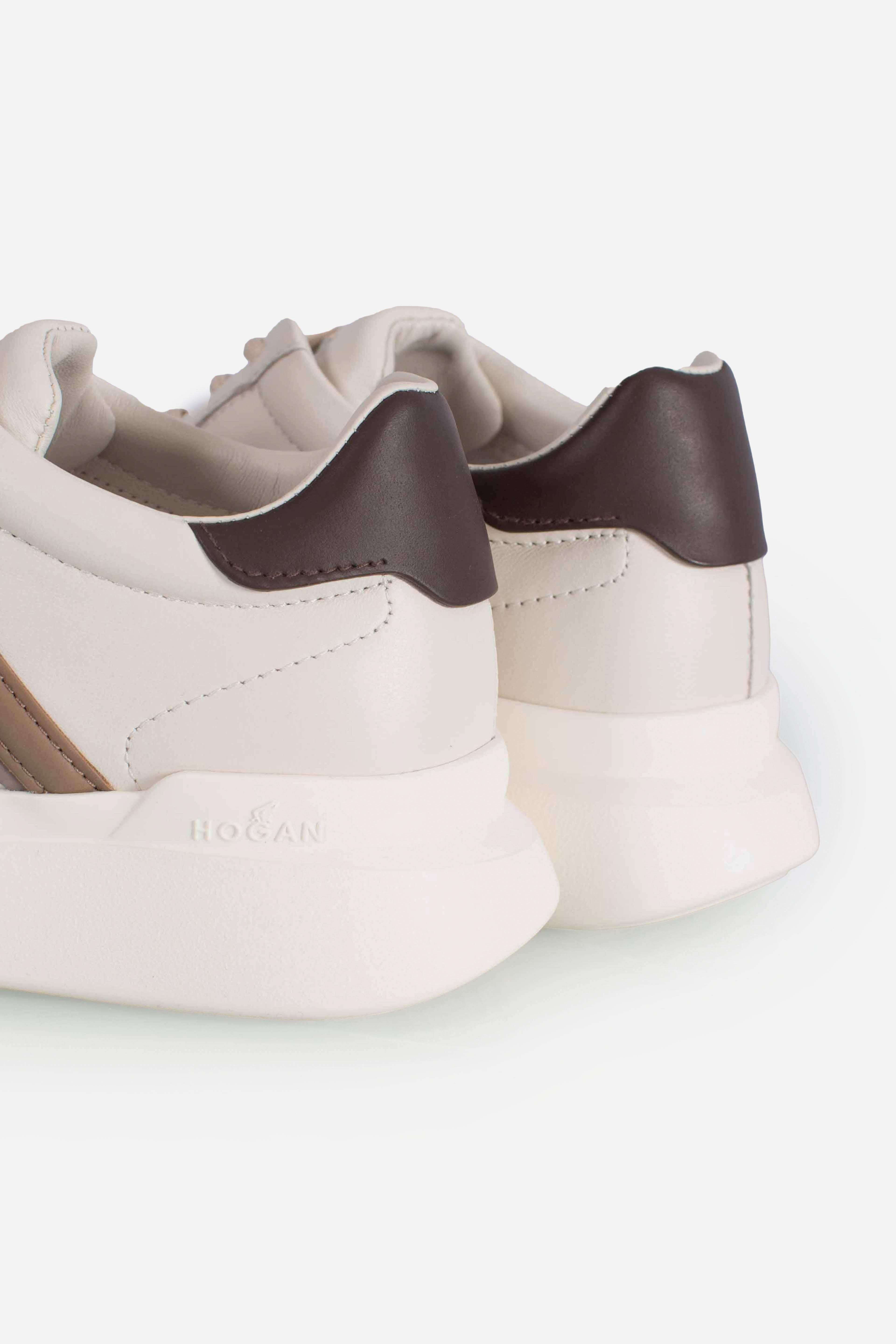 Sneakers Hogan H580 Avorio Marrone HXM5800DV42UAI0ZCM HOGAN