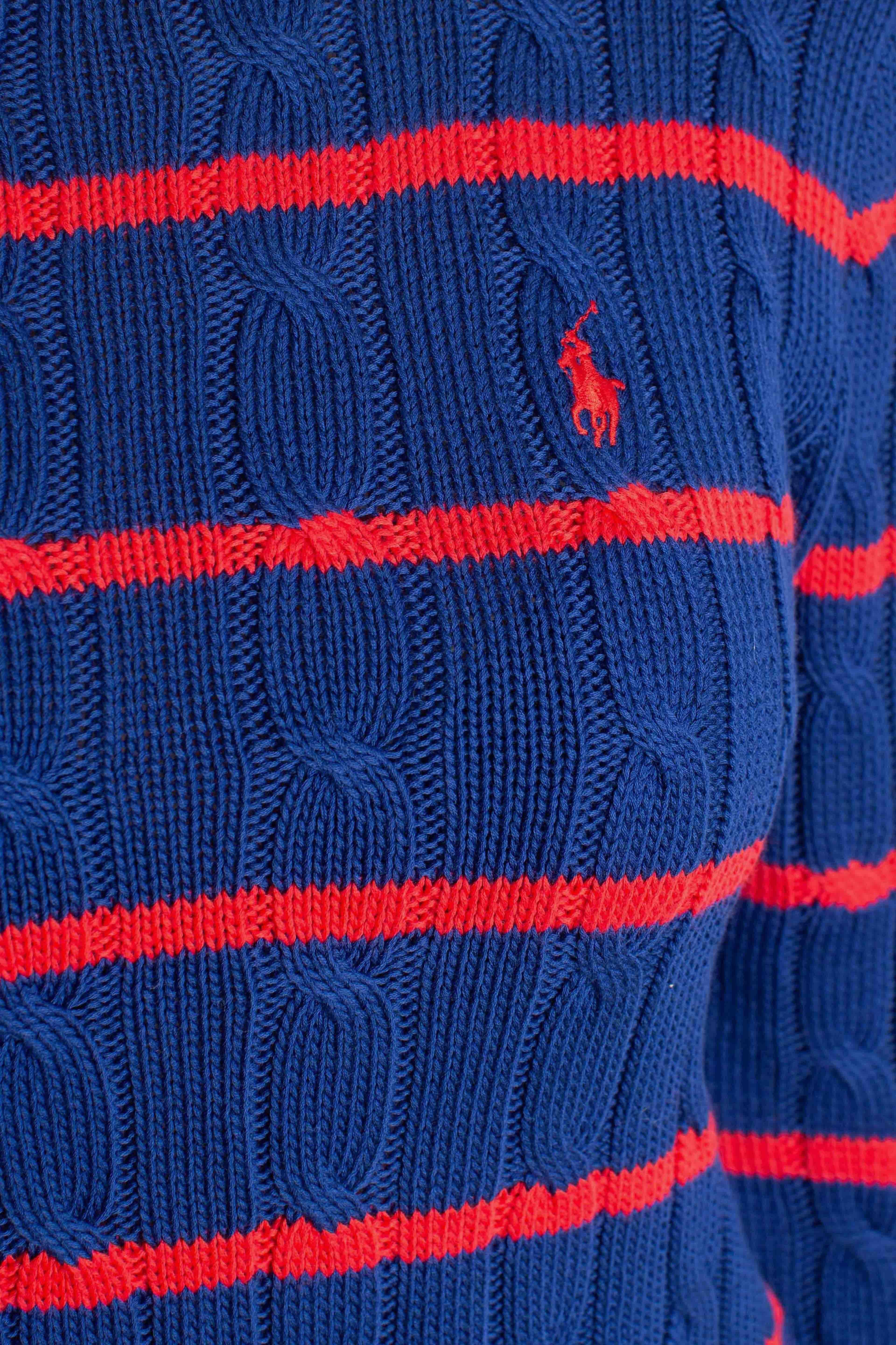 Maglia a righe in cotone a trecce 211972119001 POLO RALPH LAUREN