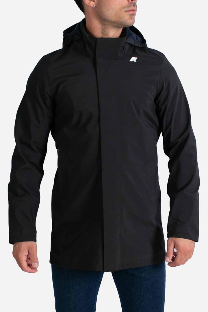Giacca media duke bonded black pure - blue depth K6116YWA3C K-WAY