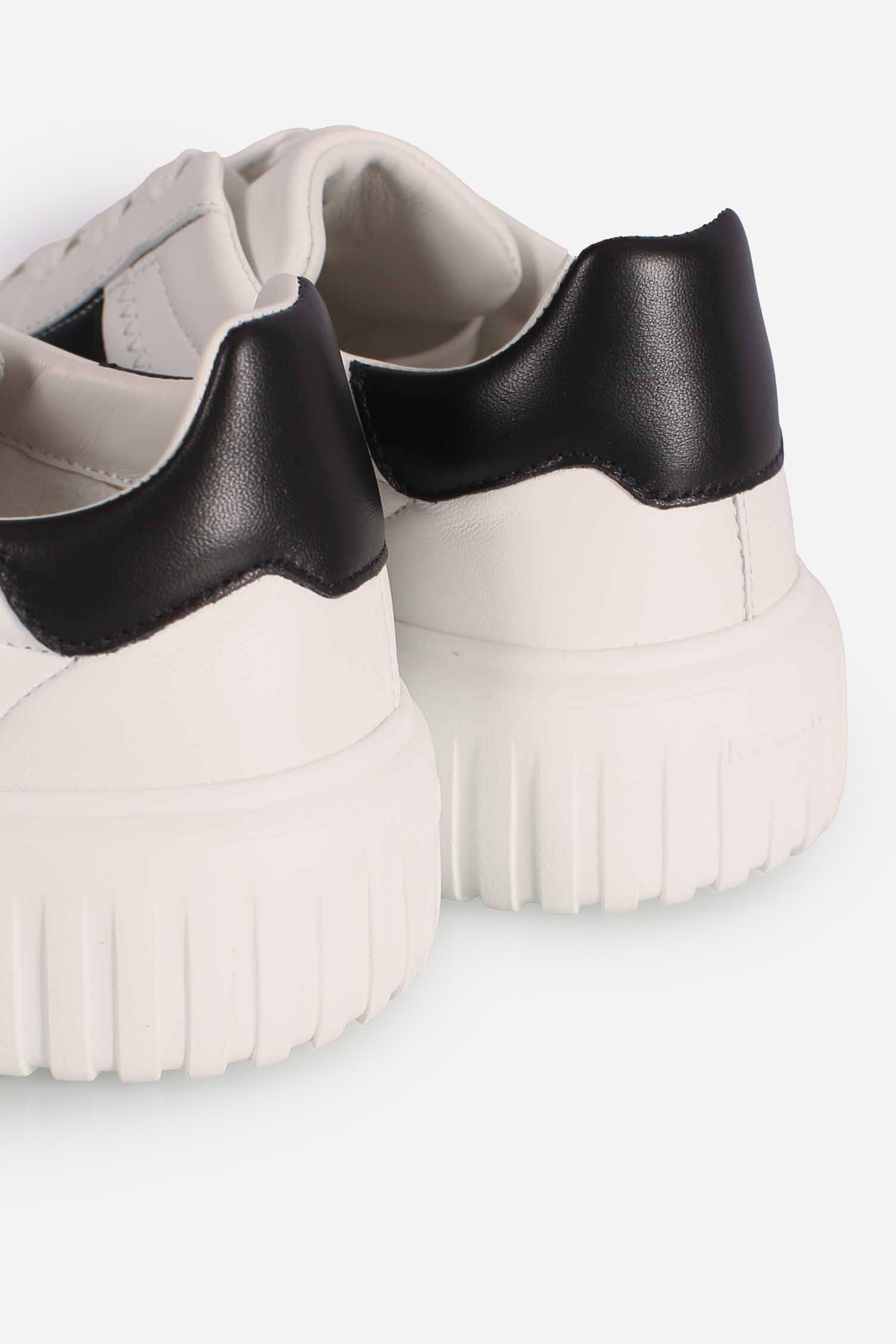 Sneakers Hogan H-Stripes bianco nero HXM6450FO70LE99998 HOGAN