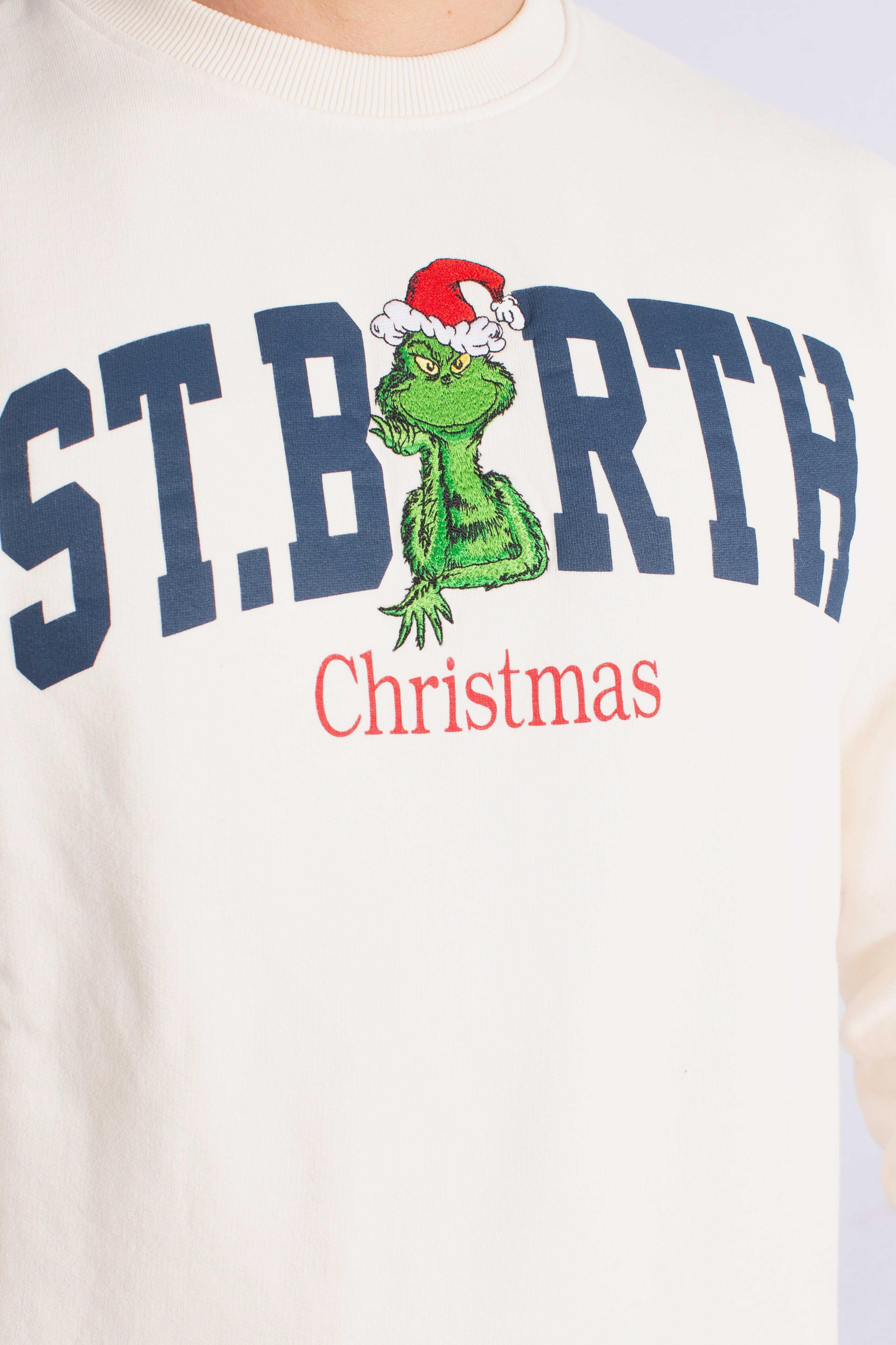 Felpa The Grinch Christmas Uomo white SOH000400580I MC2 SAINT BARTH