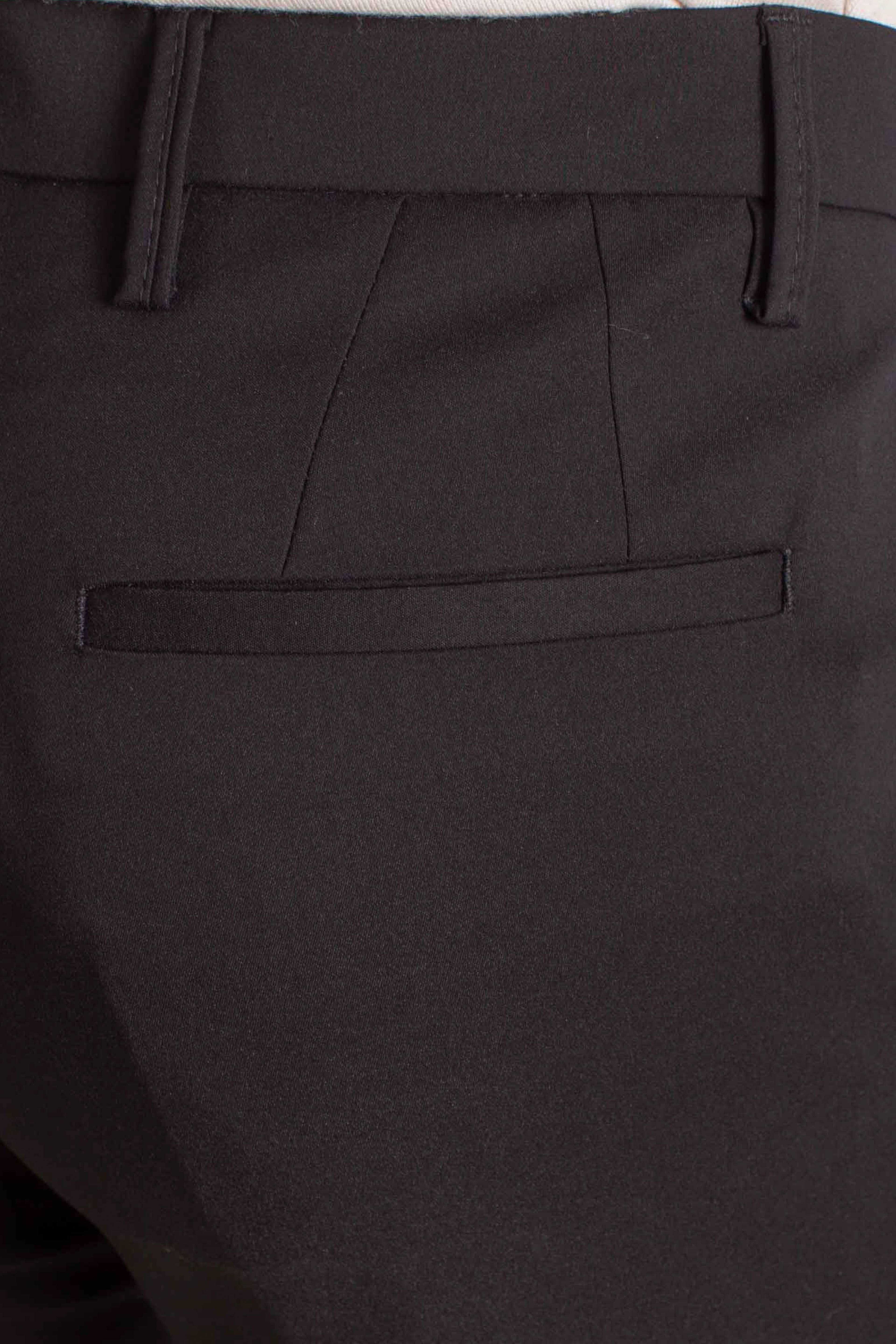 Pantalone in tessuto tecnico nero NAPOLI126033099 ERNYS