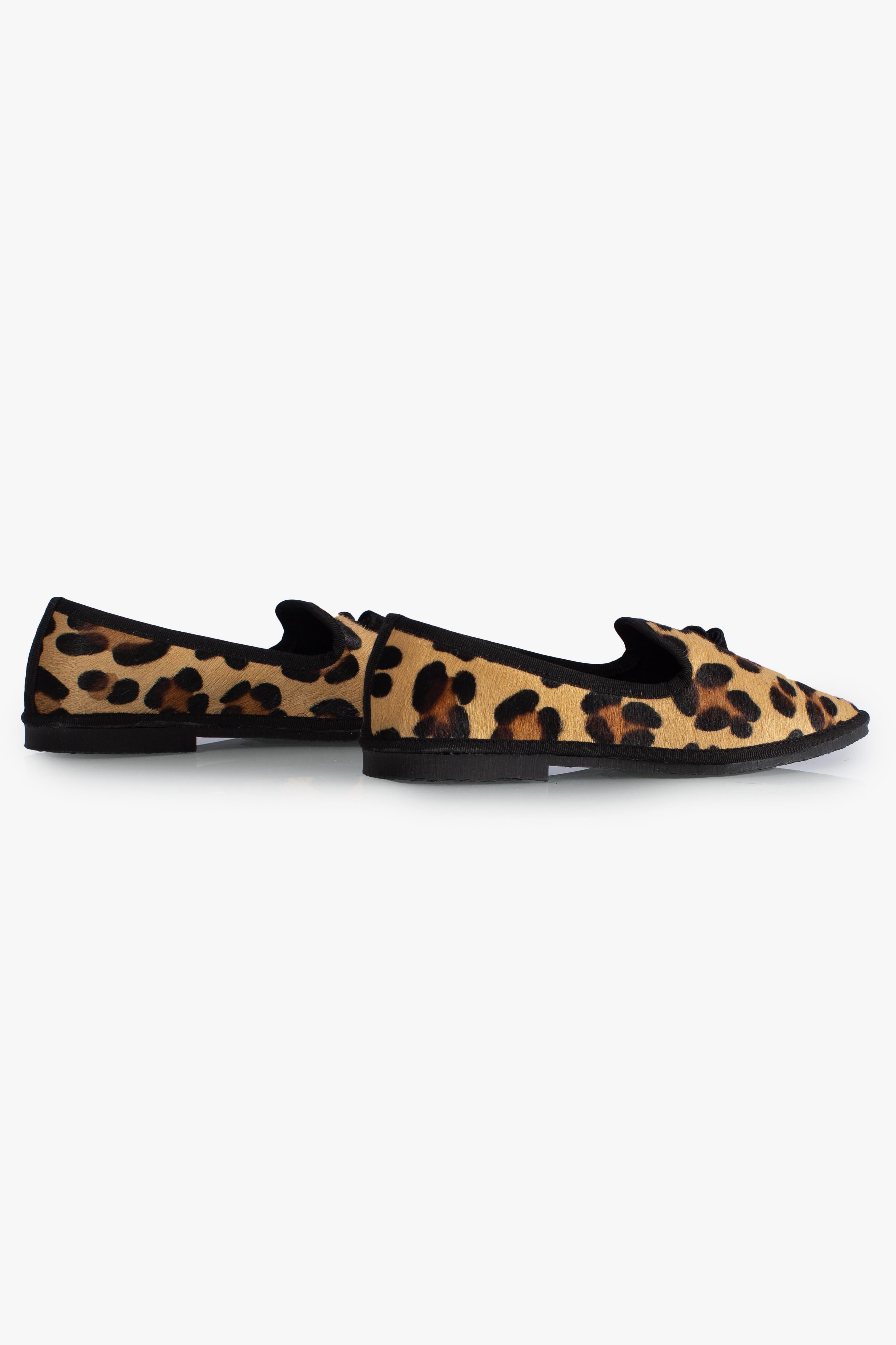 Friulana Norahe in cavallino leopardato con nappine nere PFNSOMALI NORAHE'