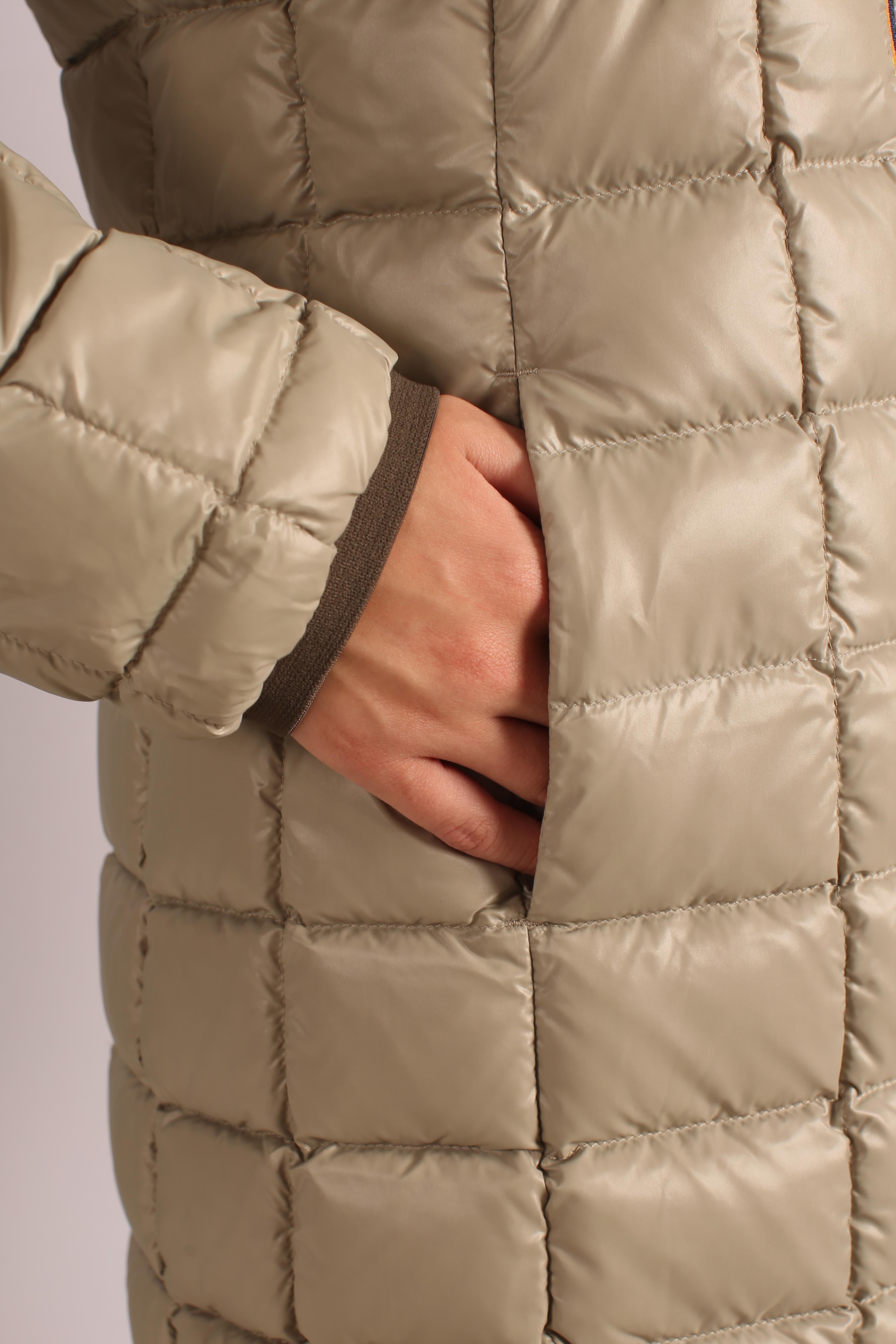 Giacca 3/4 DENISE ST THERMO REVERSIBLE black olive - green oak K8134CWB42 K-WAY