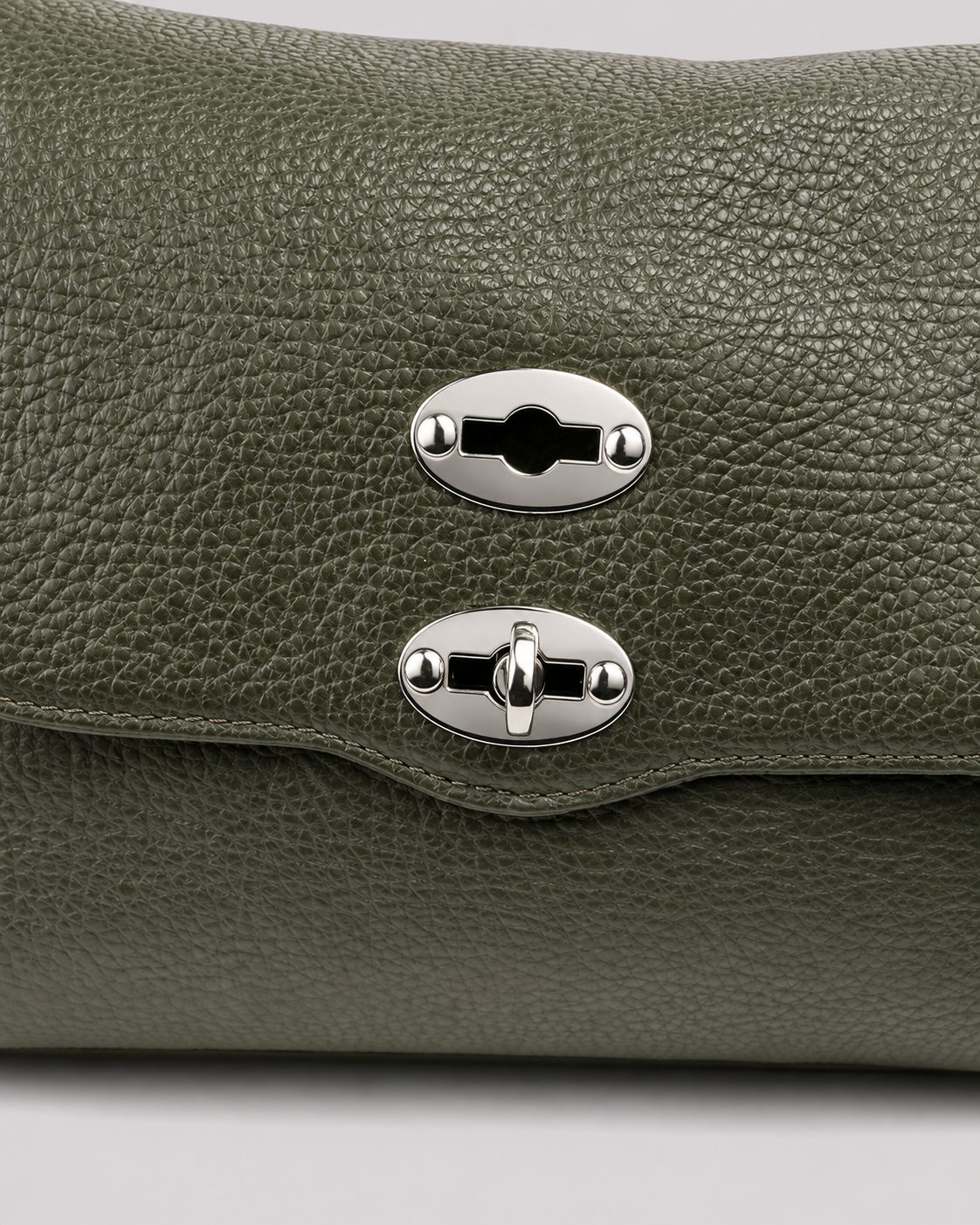 Zanellato borsa postina daily baby green giardino di boboli